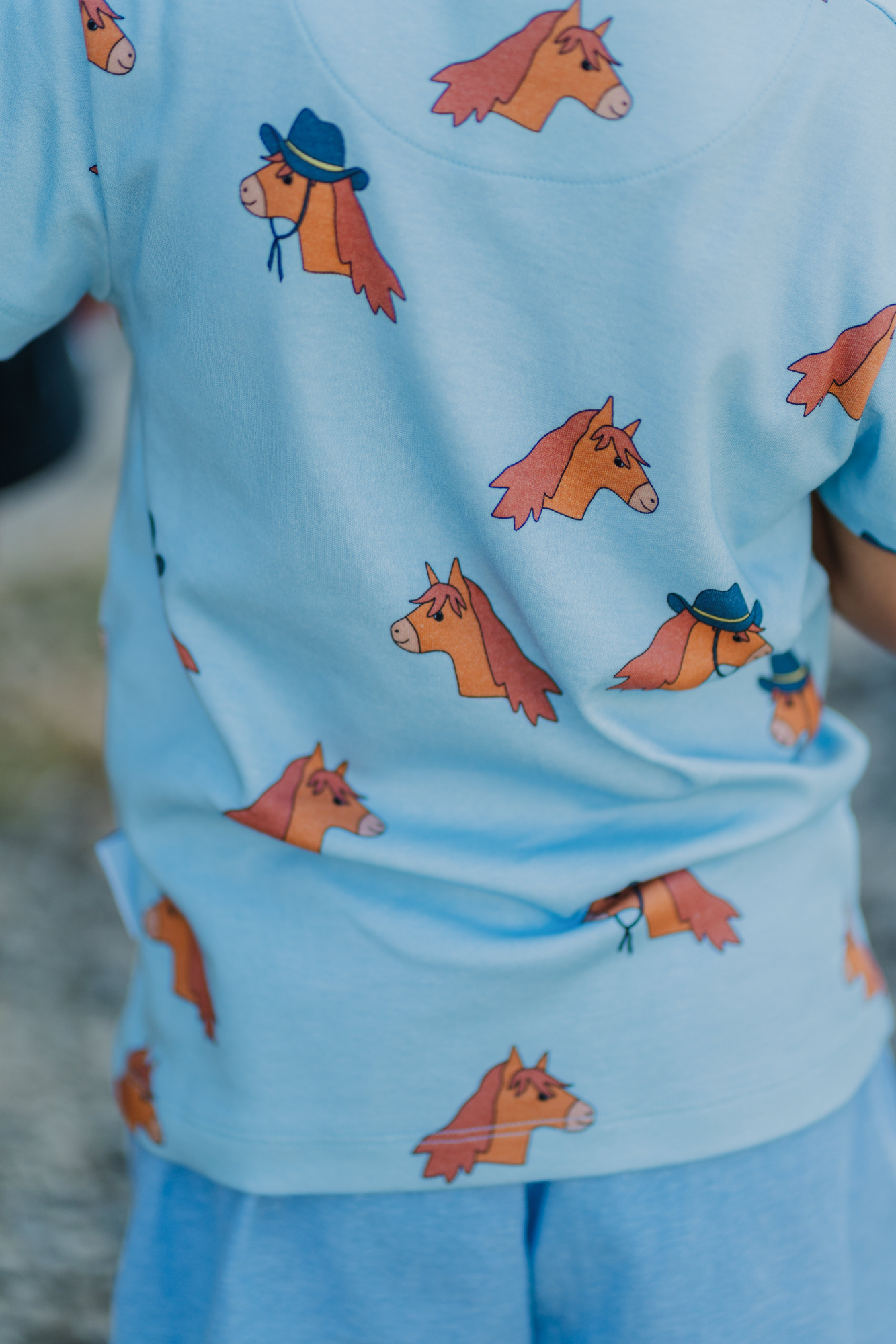 Horse Blue Tshirt
