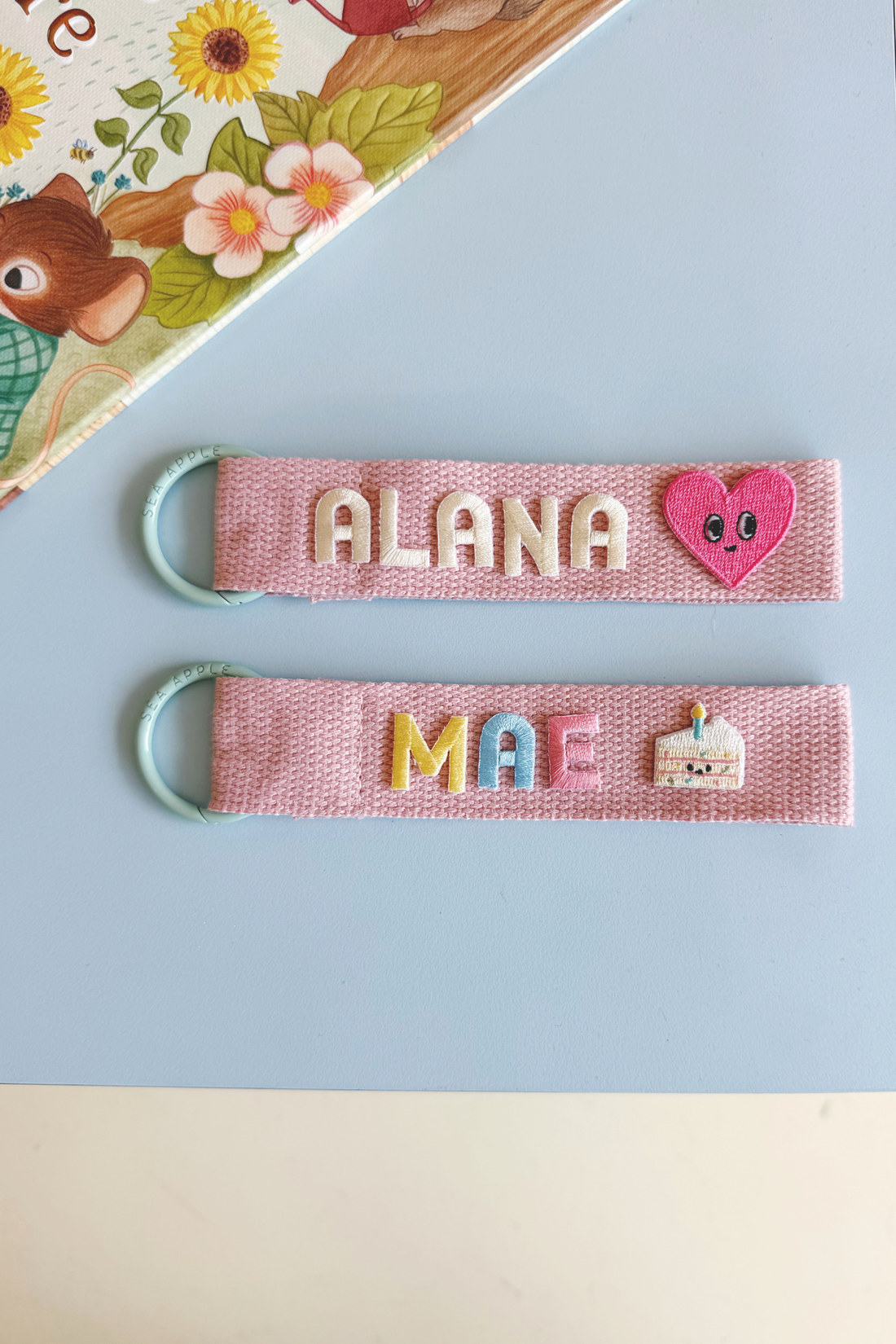 Personalisable Dusty Pink Name Tag