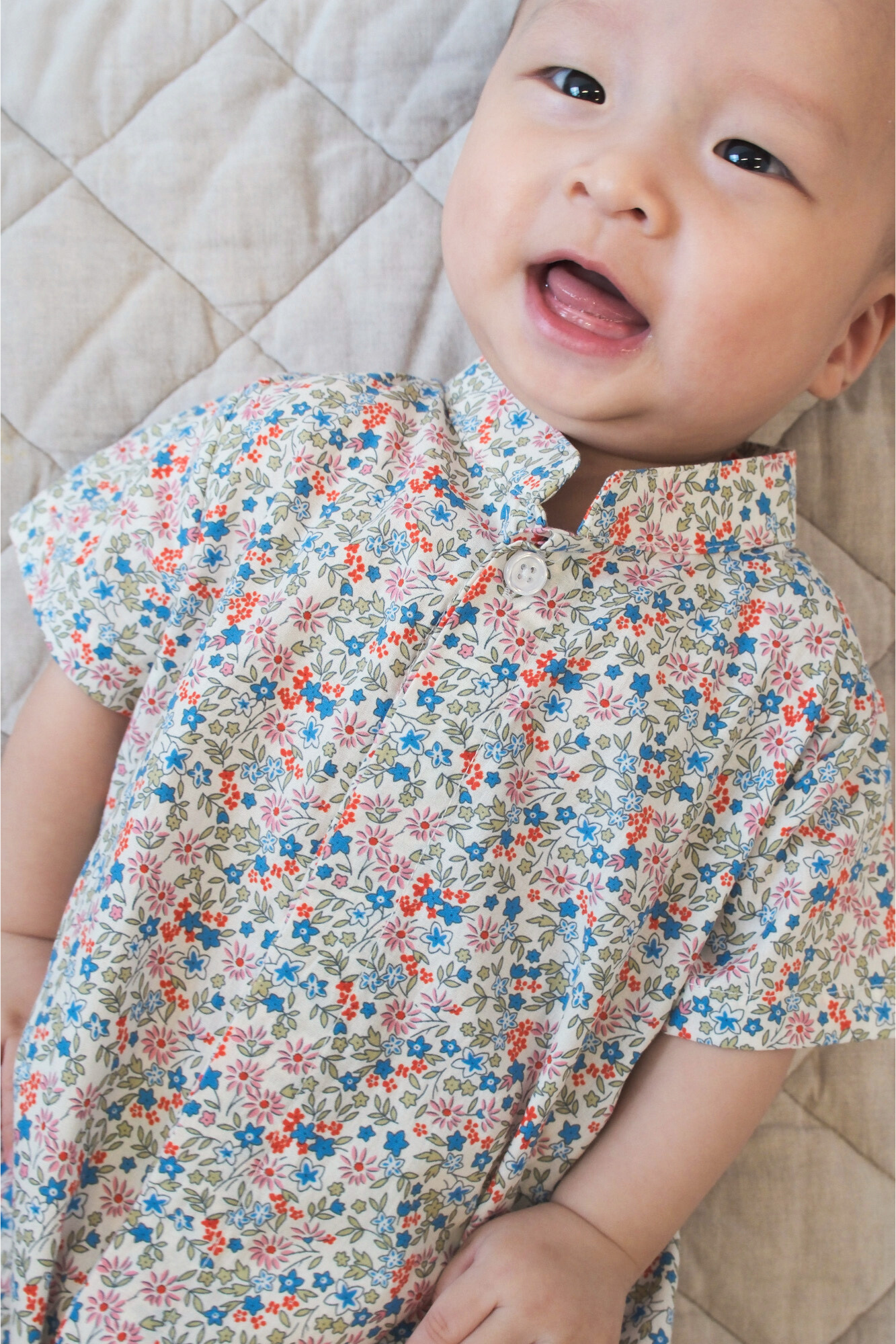 Red Clover Mandarin Romper