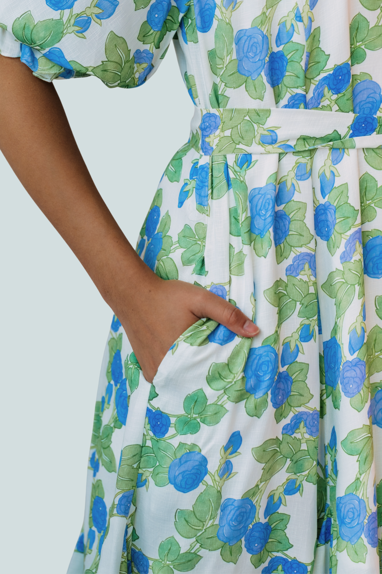 Agean Rose Relaxed Mini Dress