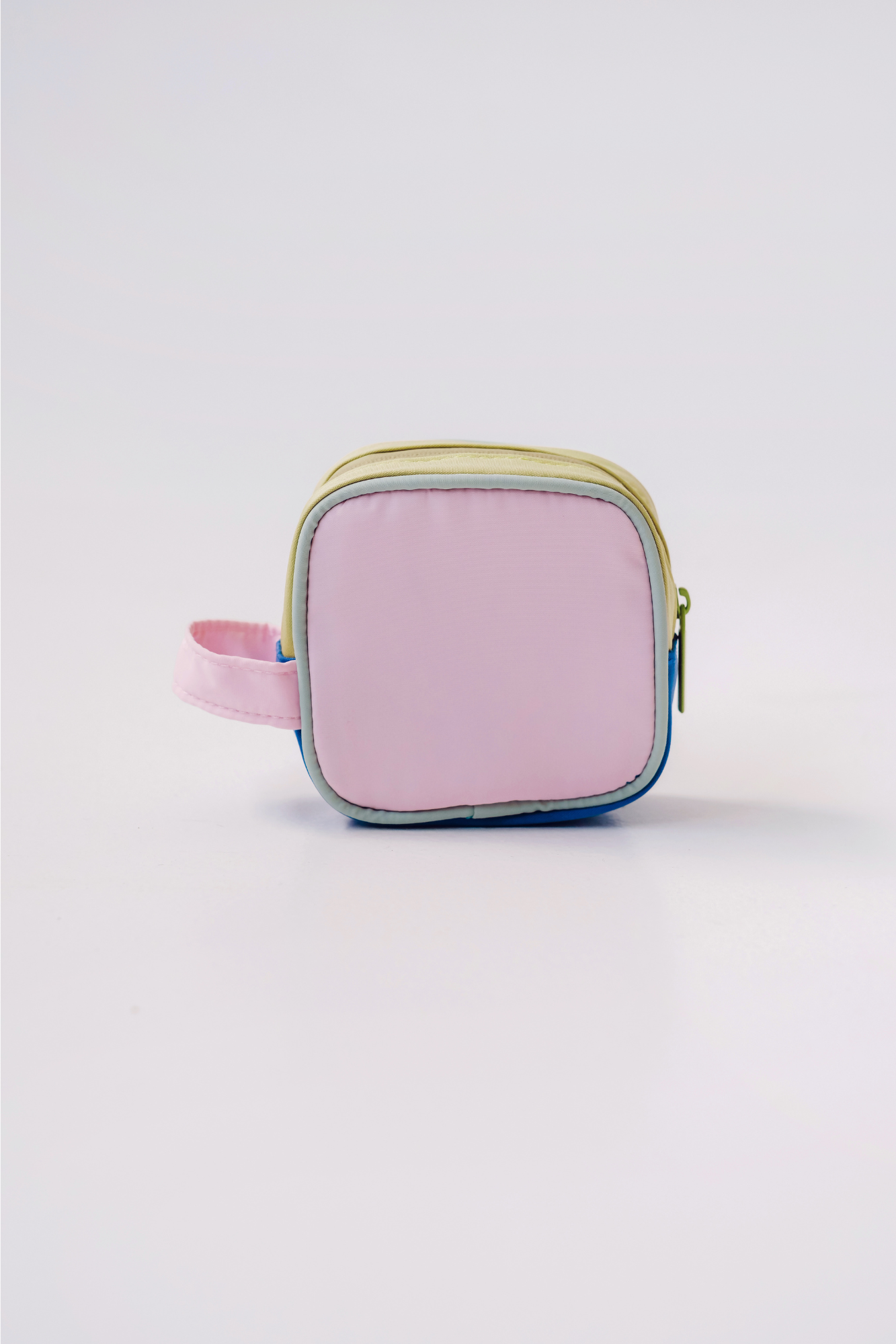 Personalisable Plum Stripe Block Pouch