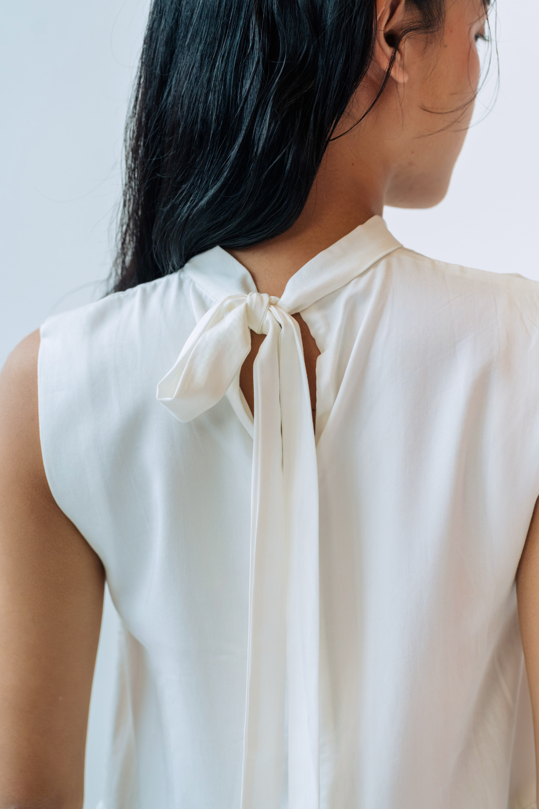 Moon Ruffled Tie Top