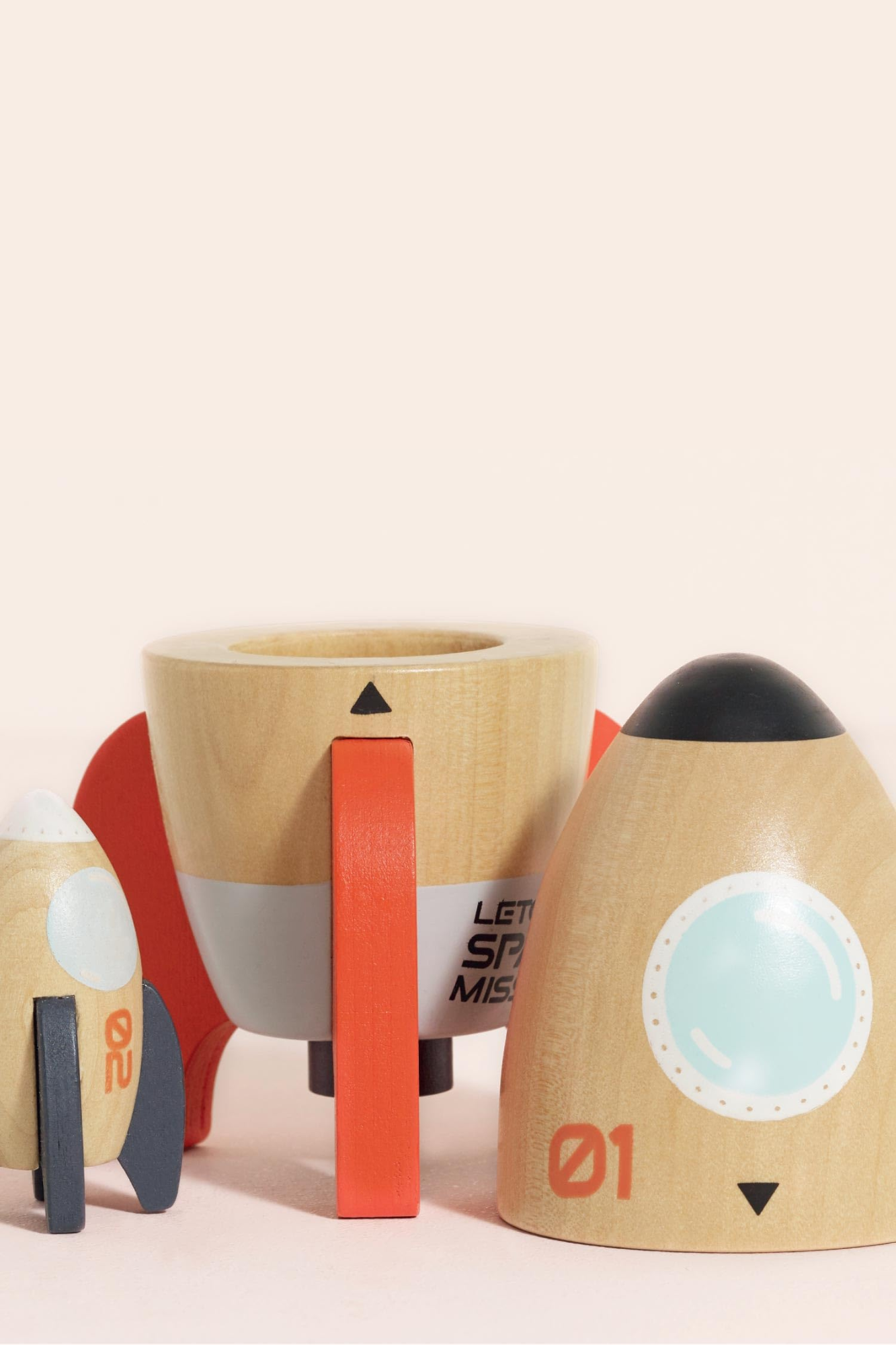 Le Toy Van Magnetic Space Rocket Duo