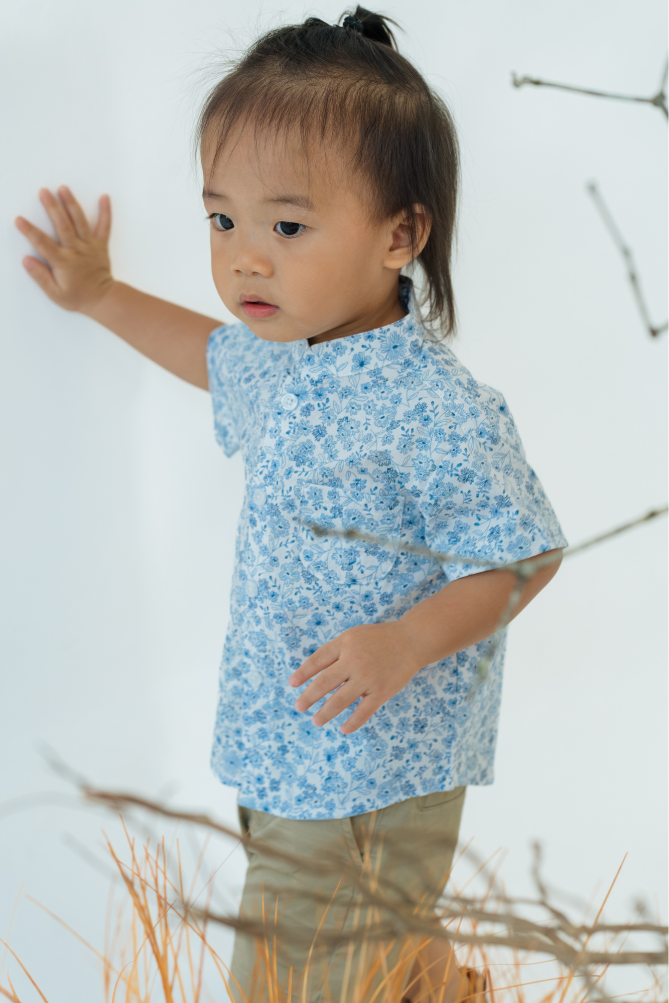 Moonstone Mandarin Shirt