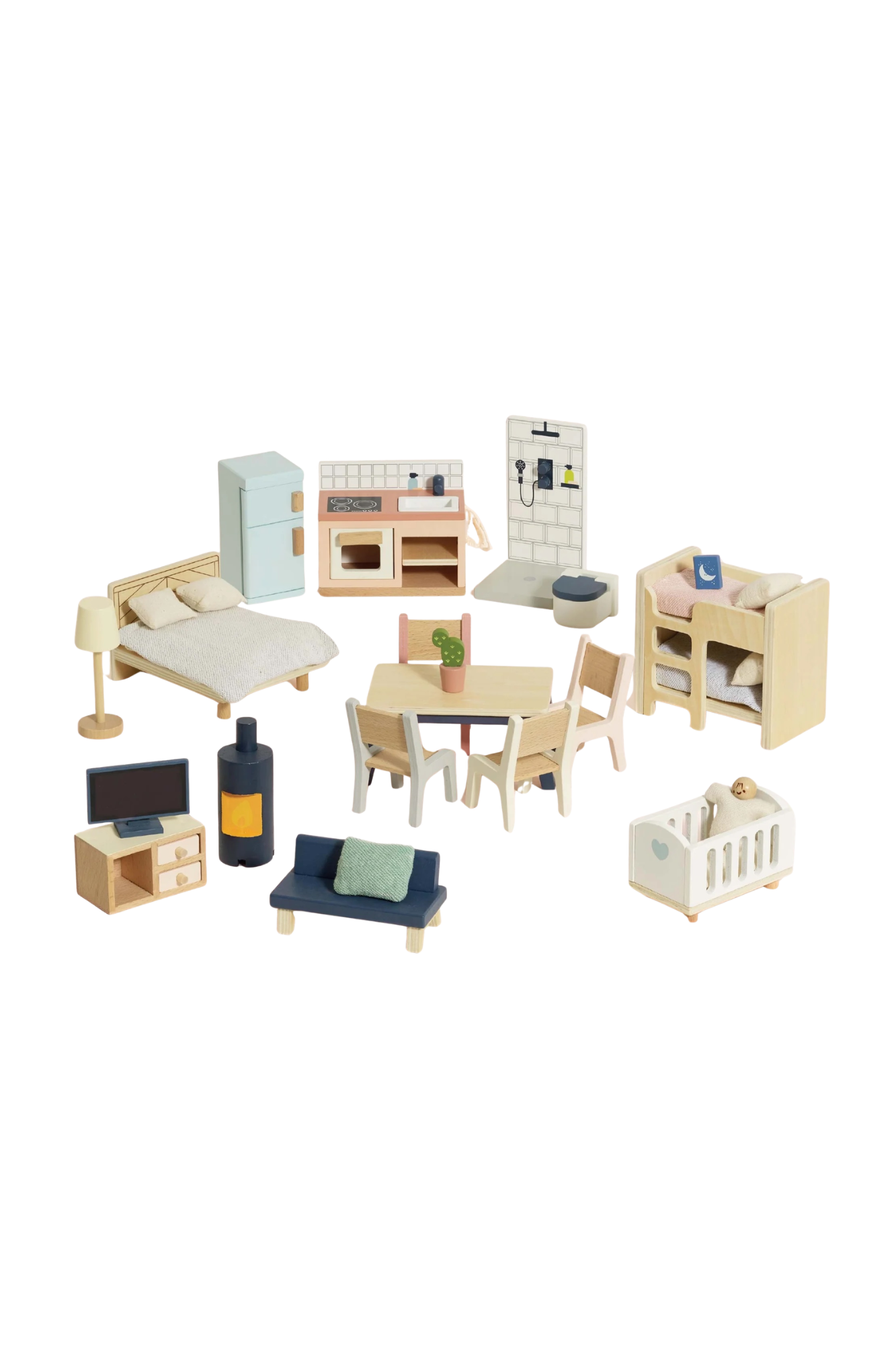 Le Toy Van Complete Dolls House Furniture Set - 35 pieces