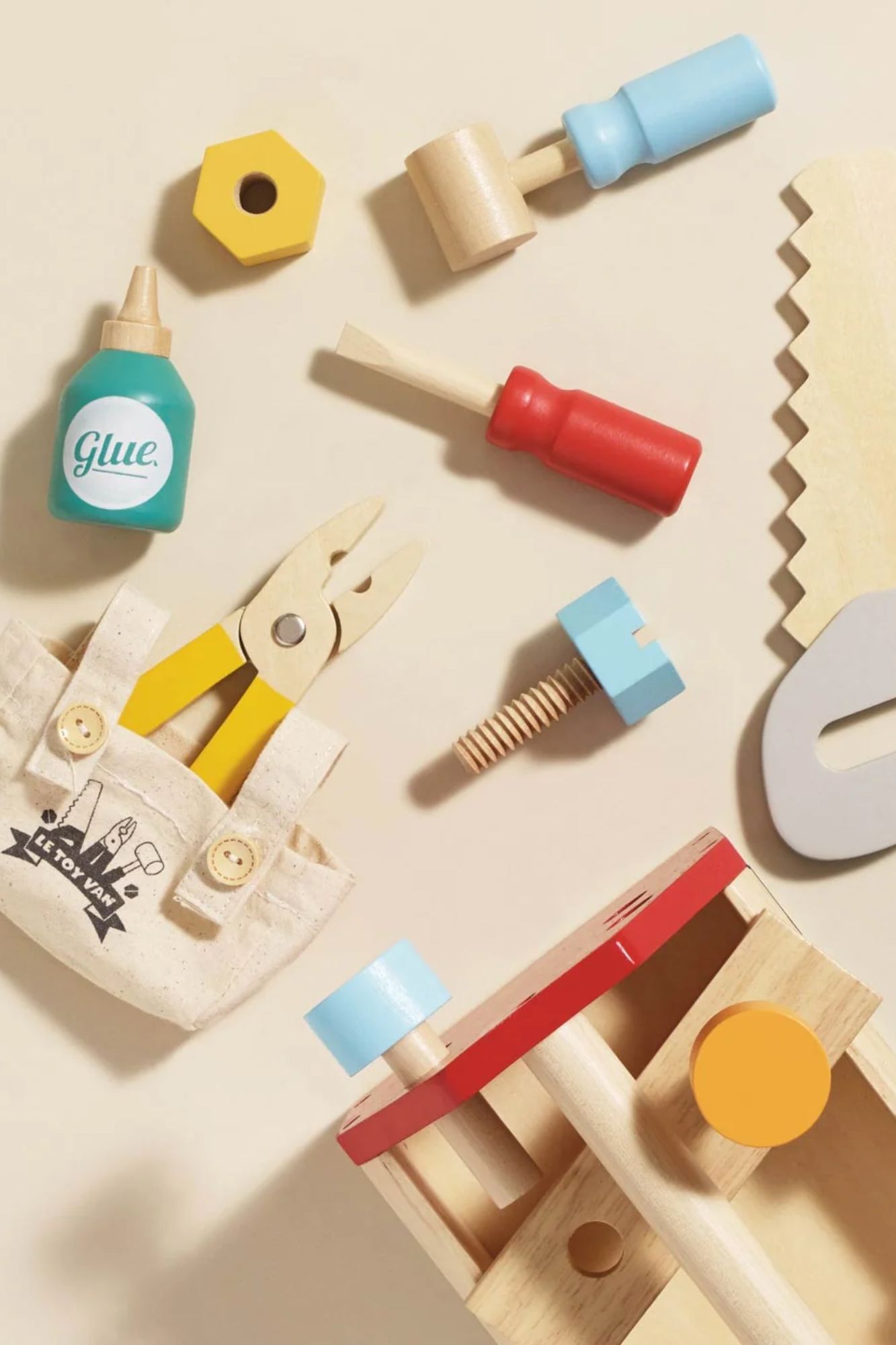 Le Toy Van Wooden Tool Box & Tools