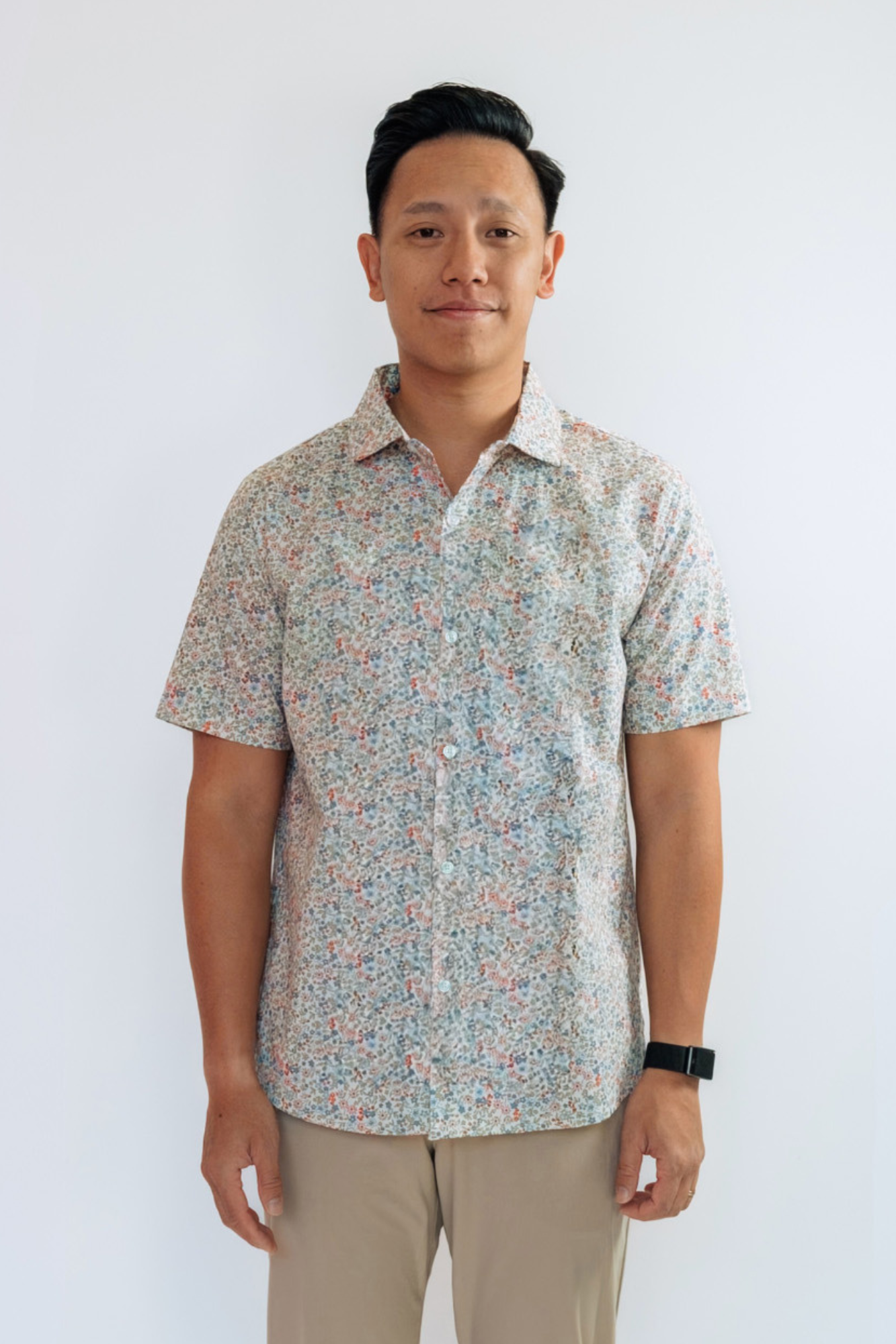 Red Clover Mens Collared Shirt