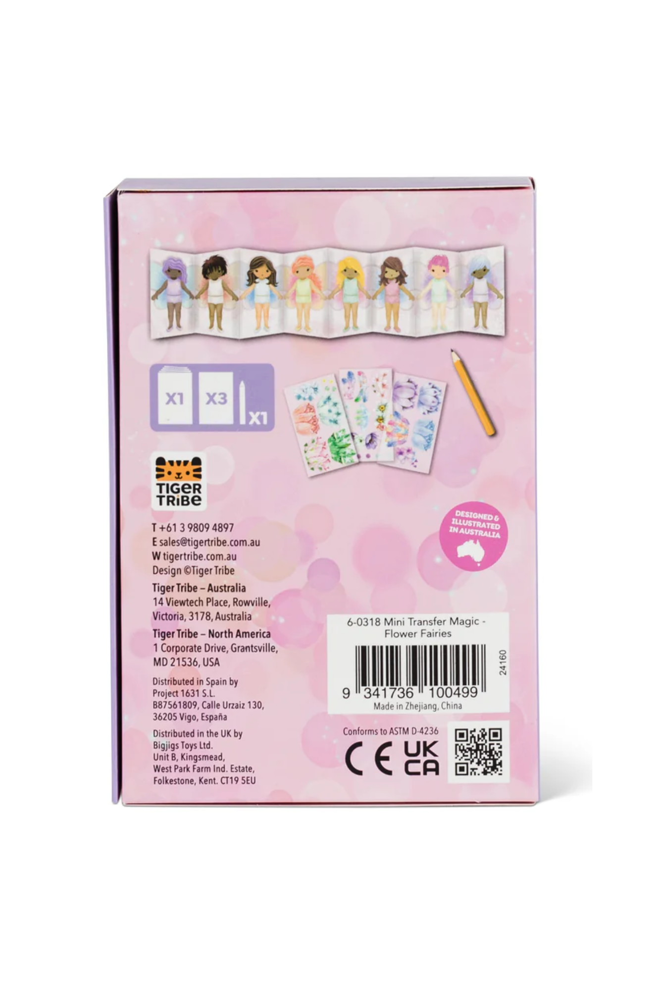 TIGER TRIBE MINI TRANSFER MAGIC - FLOWER FAIRIES