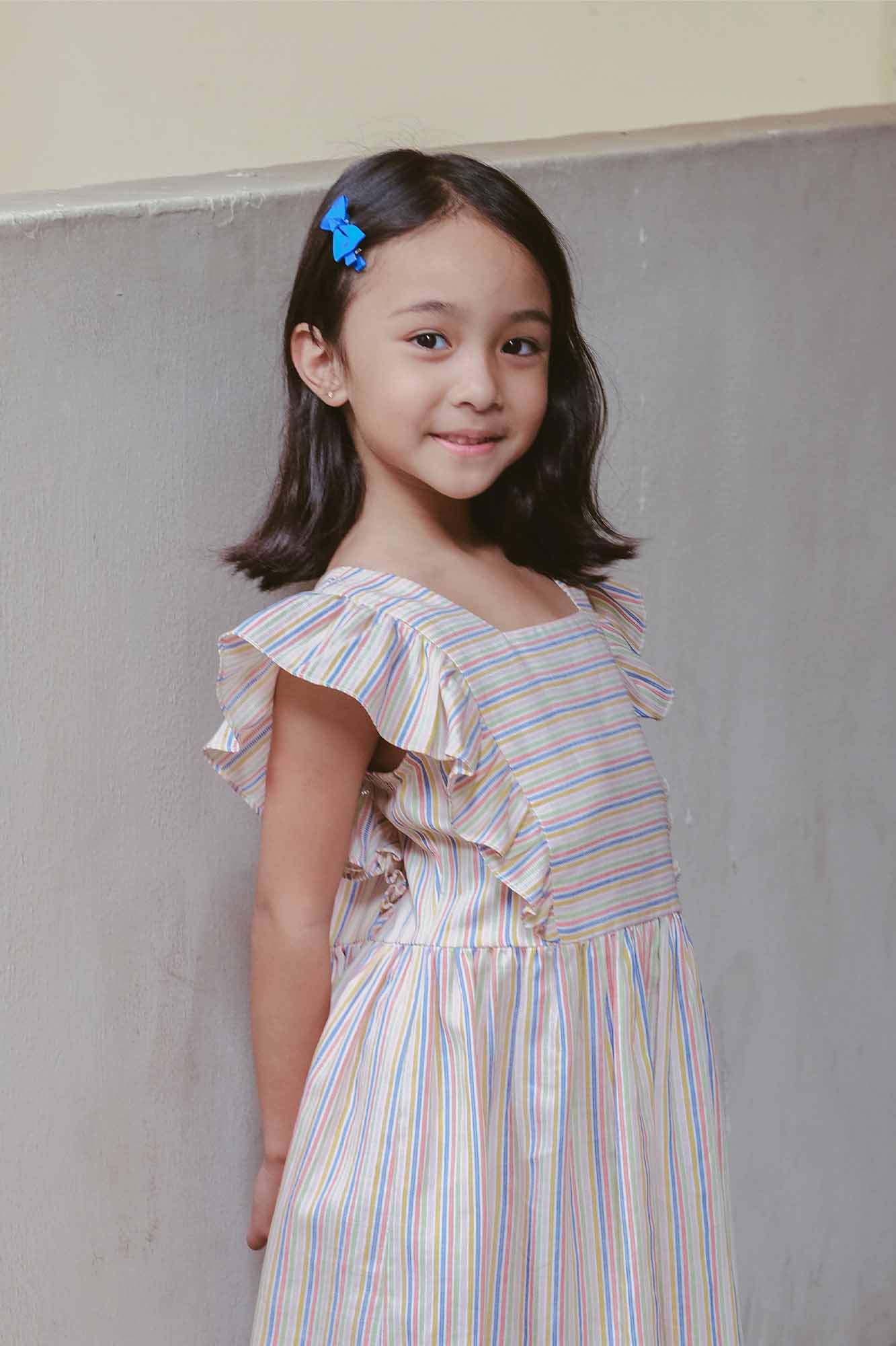 Rainbow Stripe Lynnette Dress