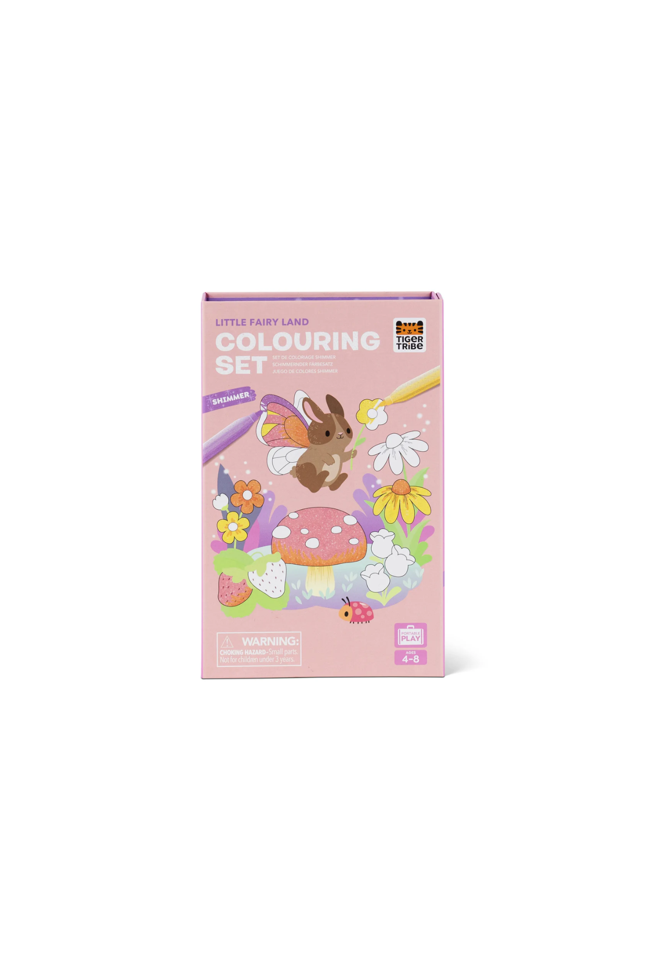 TIGER TRIBE SHIMMER COLOURING SET - LITTLE FAIRYLAND