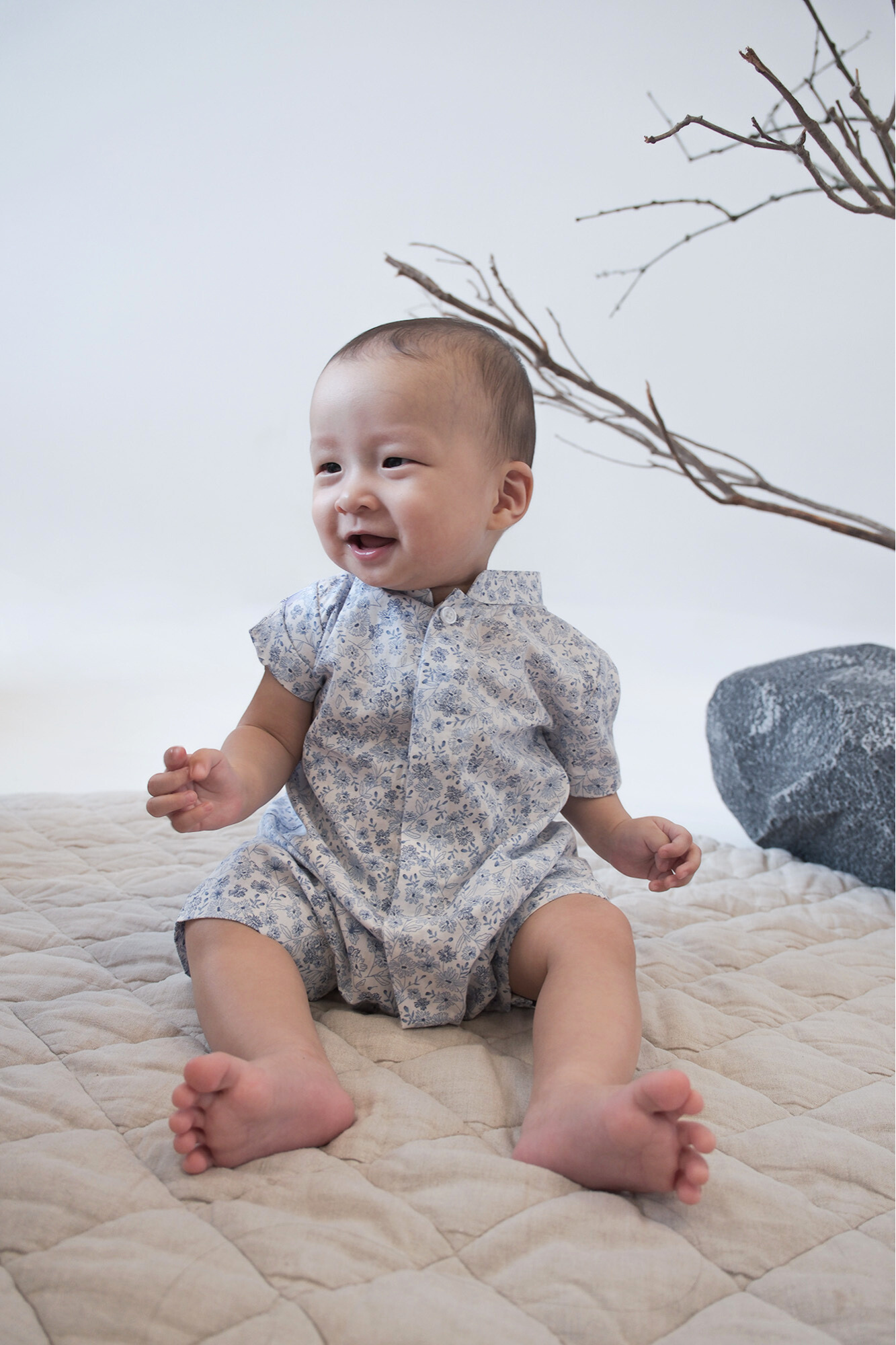 Moonstone Mandarin Romper