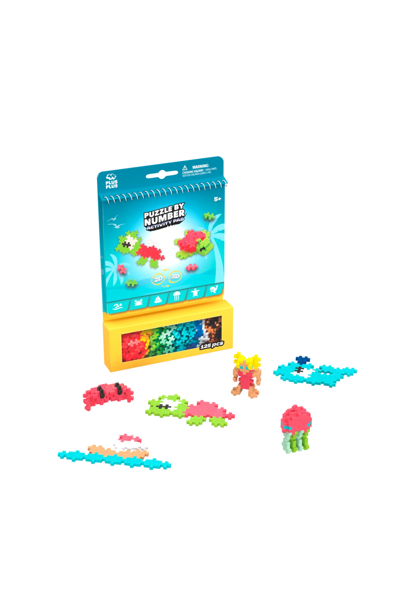 PLUS-PLUS Activity Pad - Ocean