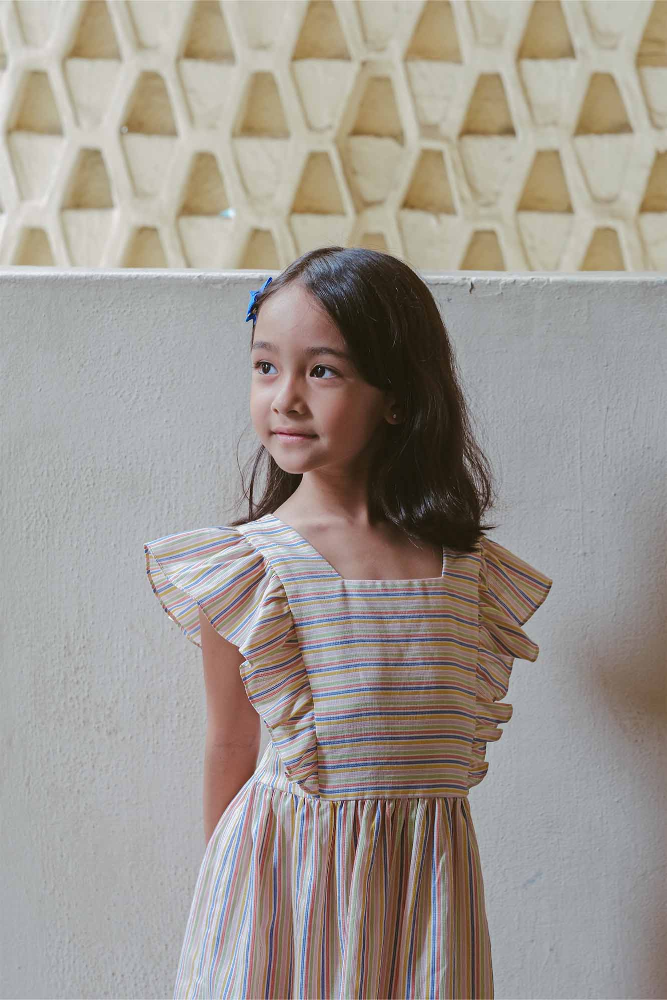 Rainbow Stripe Lynnette Dress