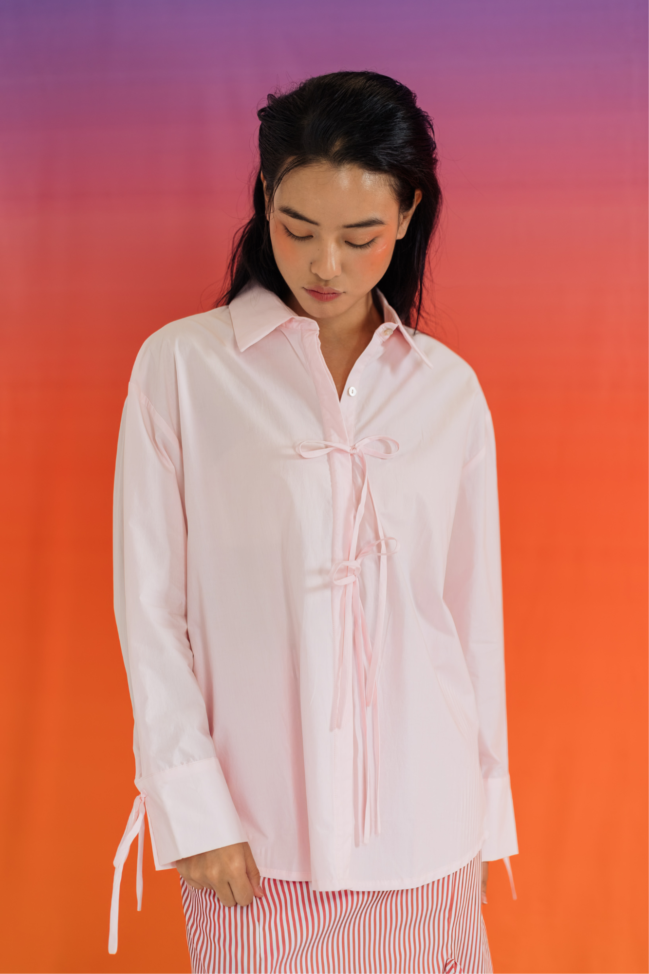 Pink Opal Oversized Shirt