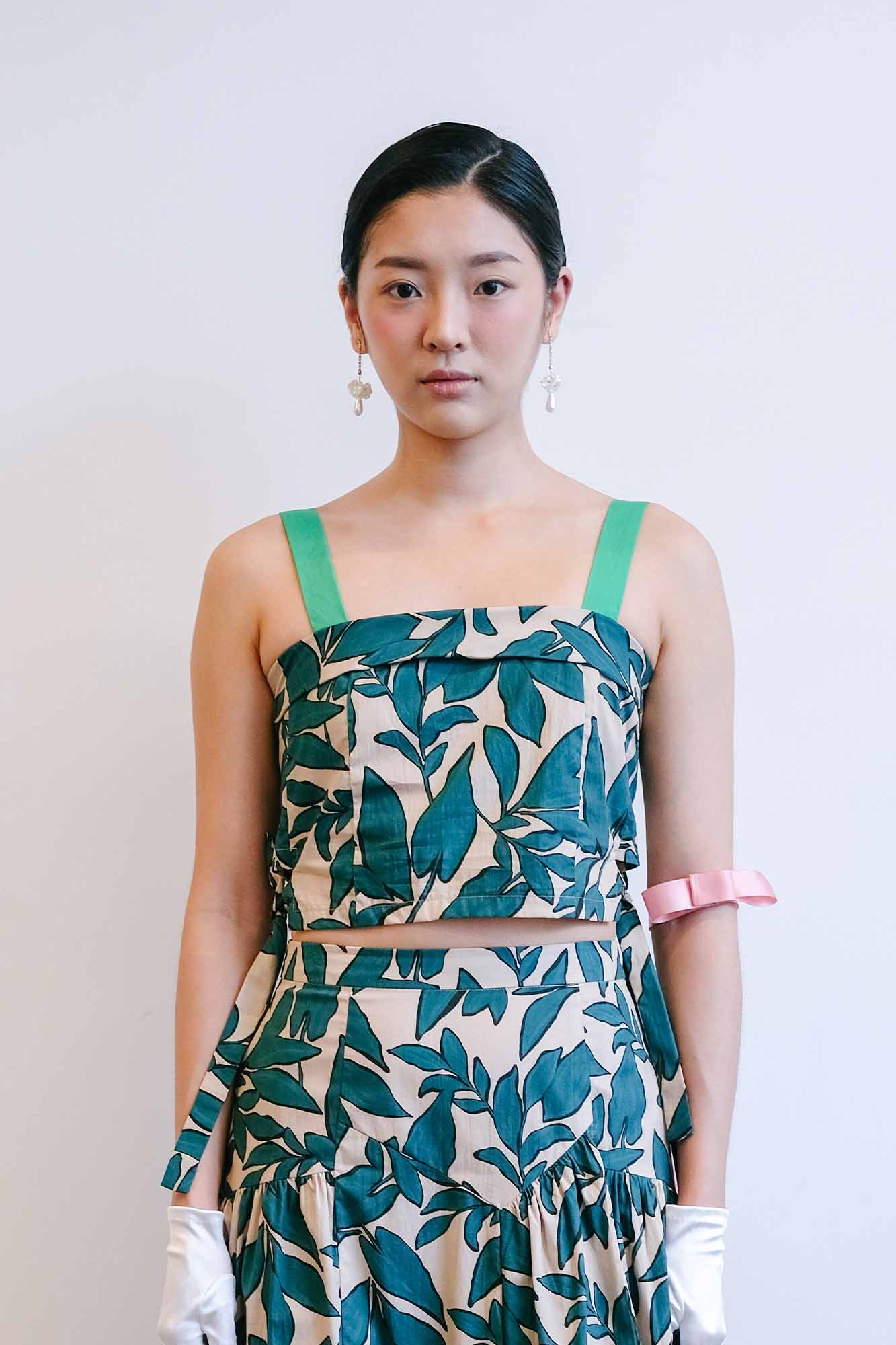 Banana Palm Cropped Top