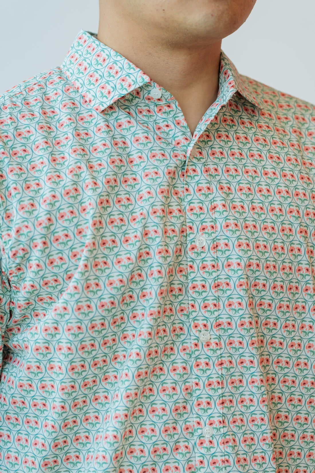 Jadeite Mens Collared Shirt