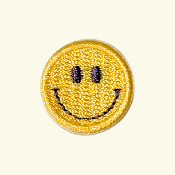 NOT FOR SALE ⚠️ Mini Patch - Yellow Smiley