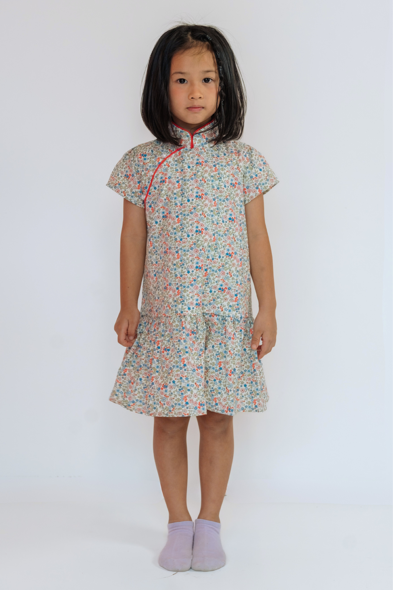 Red Clover Emilia Cheongsam