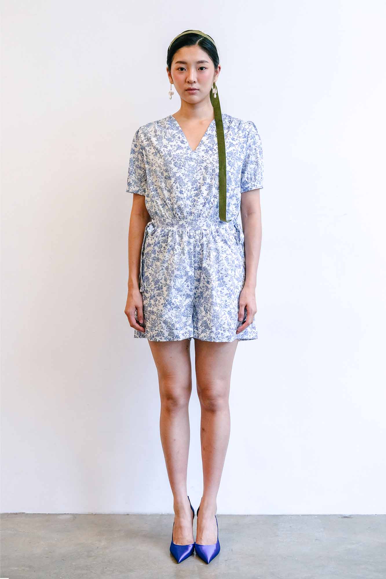 Blue Porcelain Playsuit