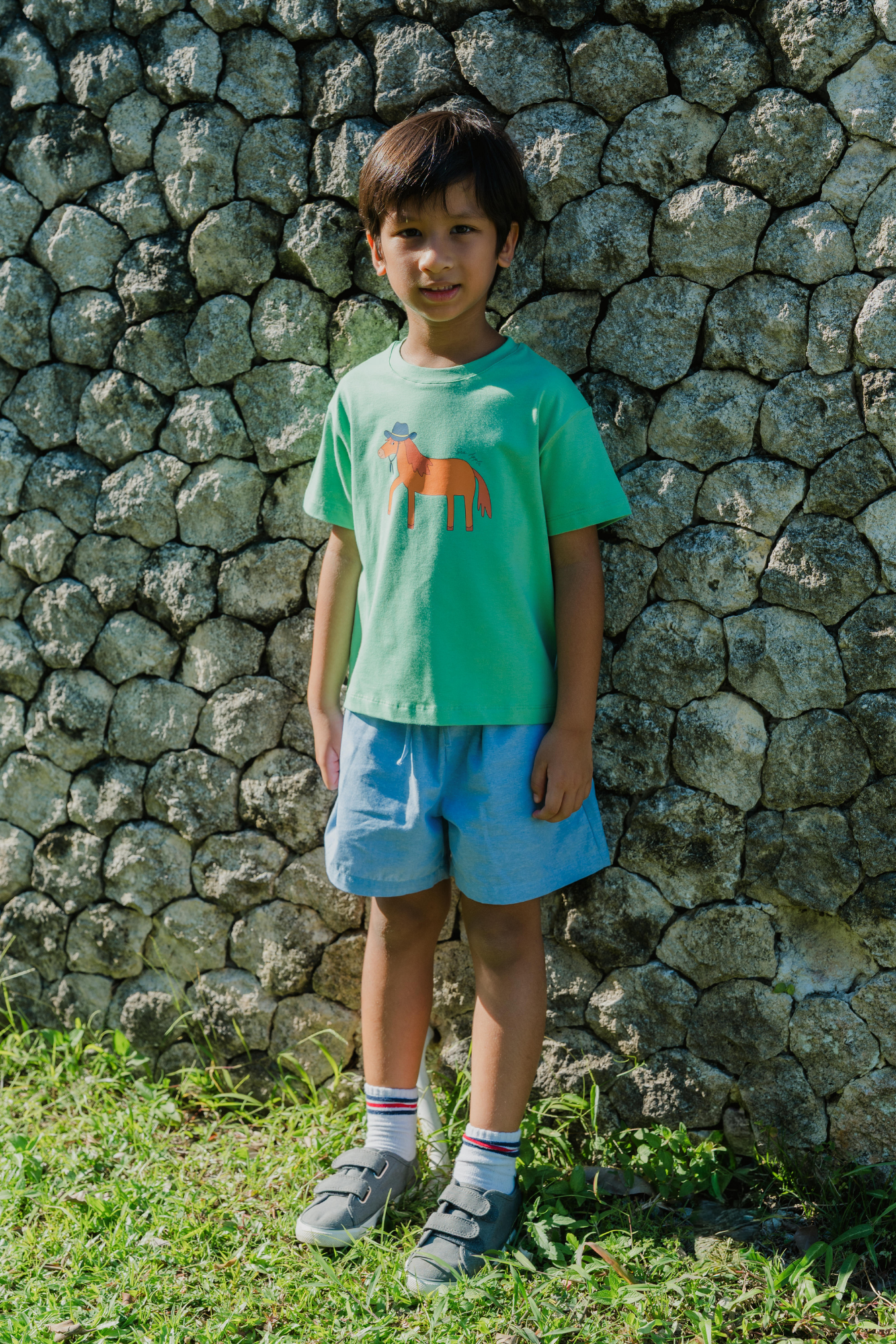 Horse Run Forest Oversized Tee