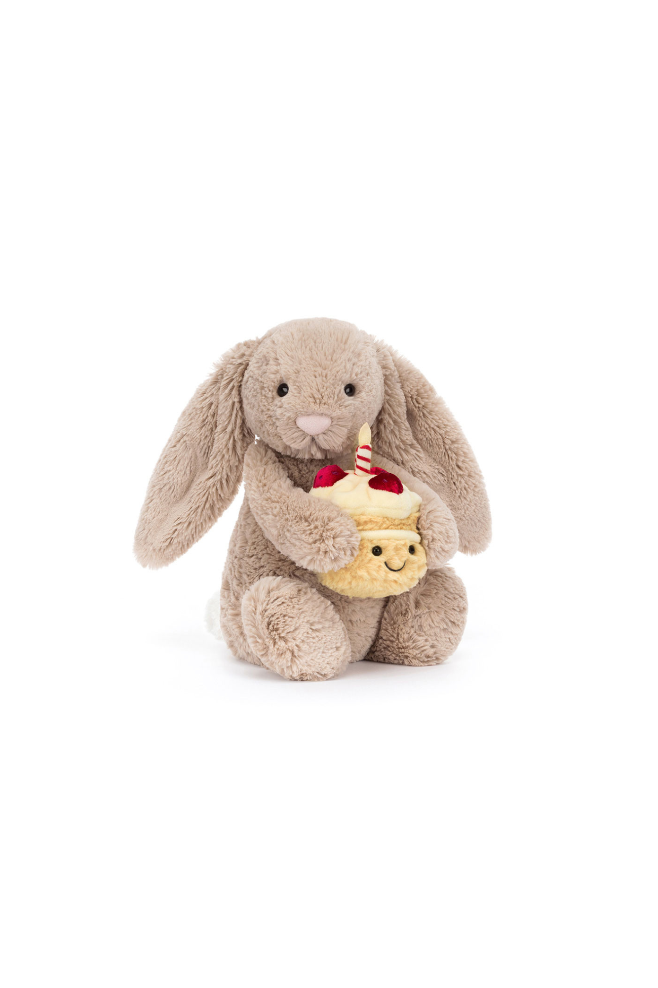 Personalisable Jellycat Bashful Beige Bunny Birthday