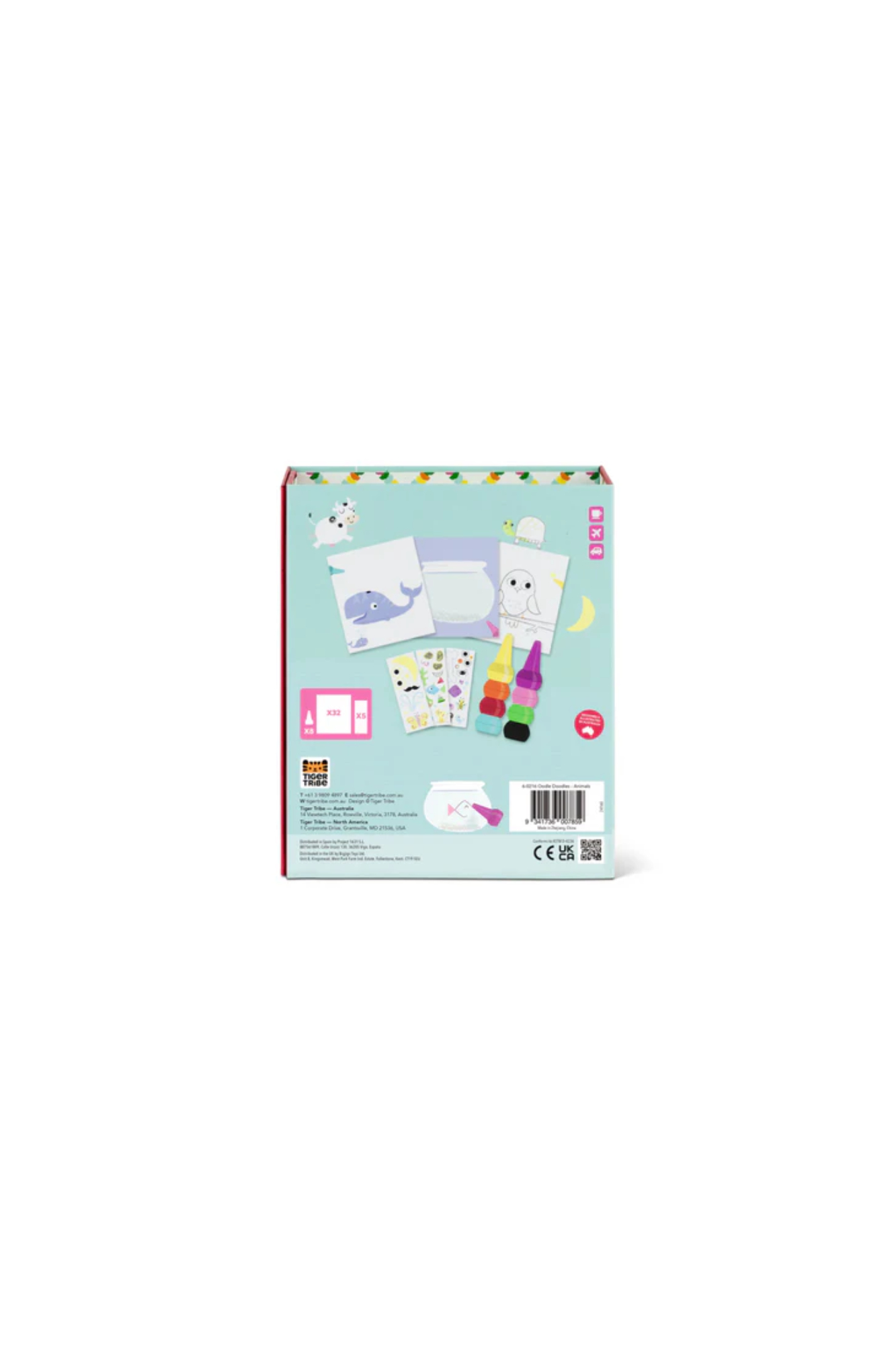 TIGER TRIBE OOD DOO CRAYON SET - ANIMAL