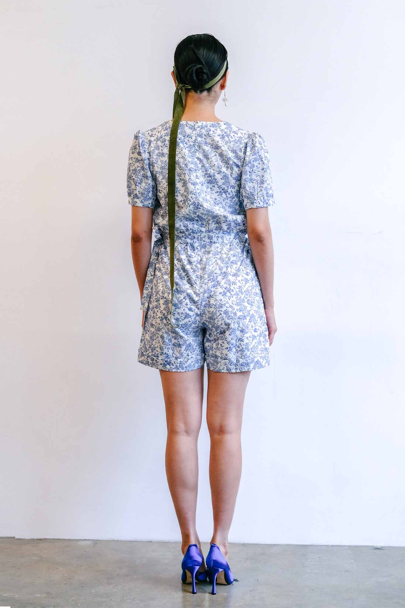 Blue Porcelain Playsuit