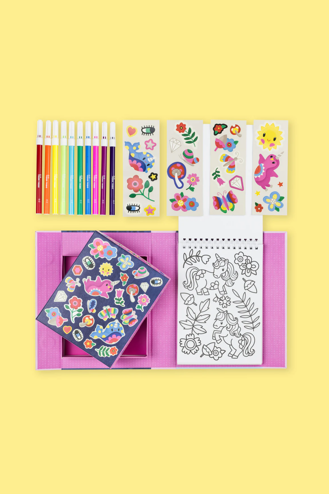 TIGER TRIBE COLOURING SET - MAGICAL CREATURES