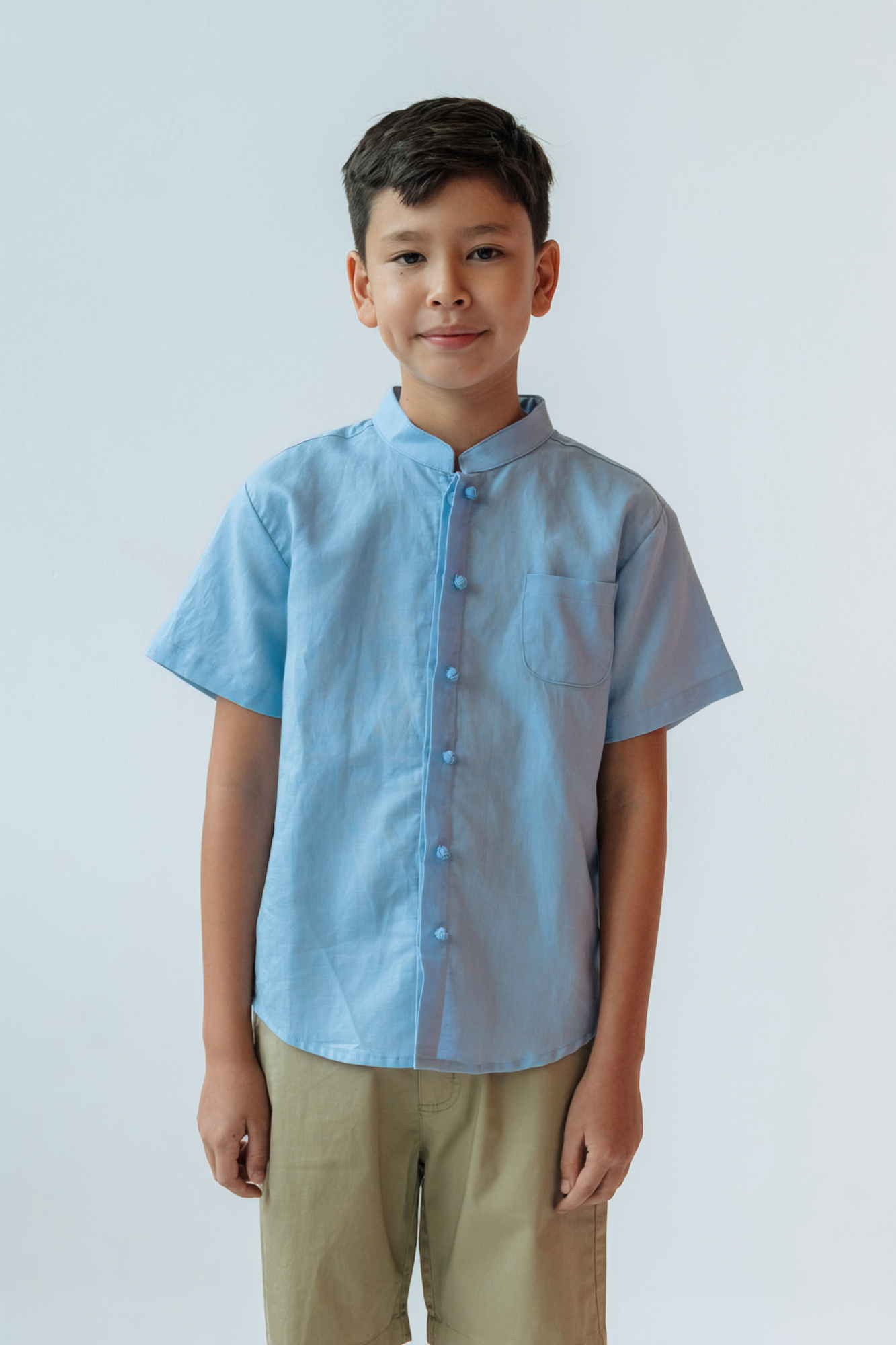 Tourmaline Mandarin Shirt