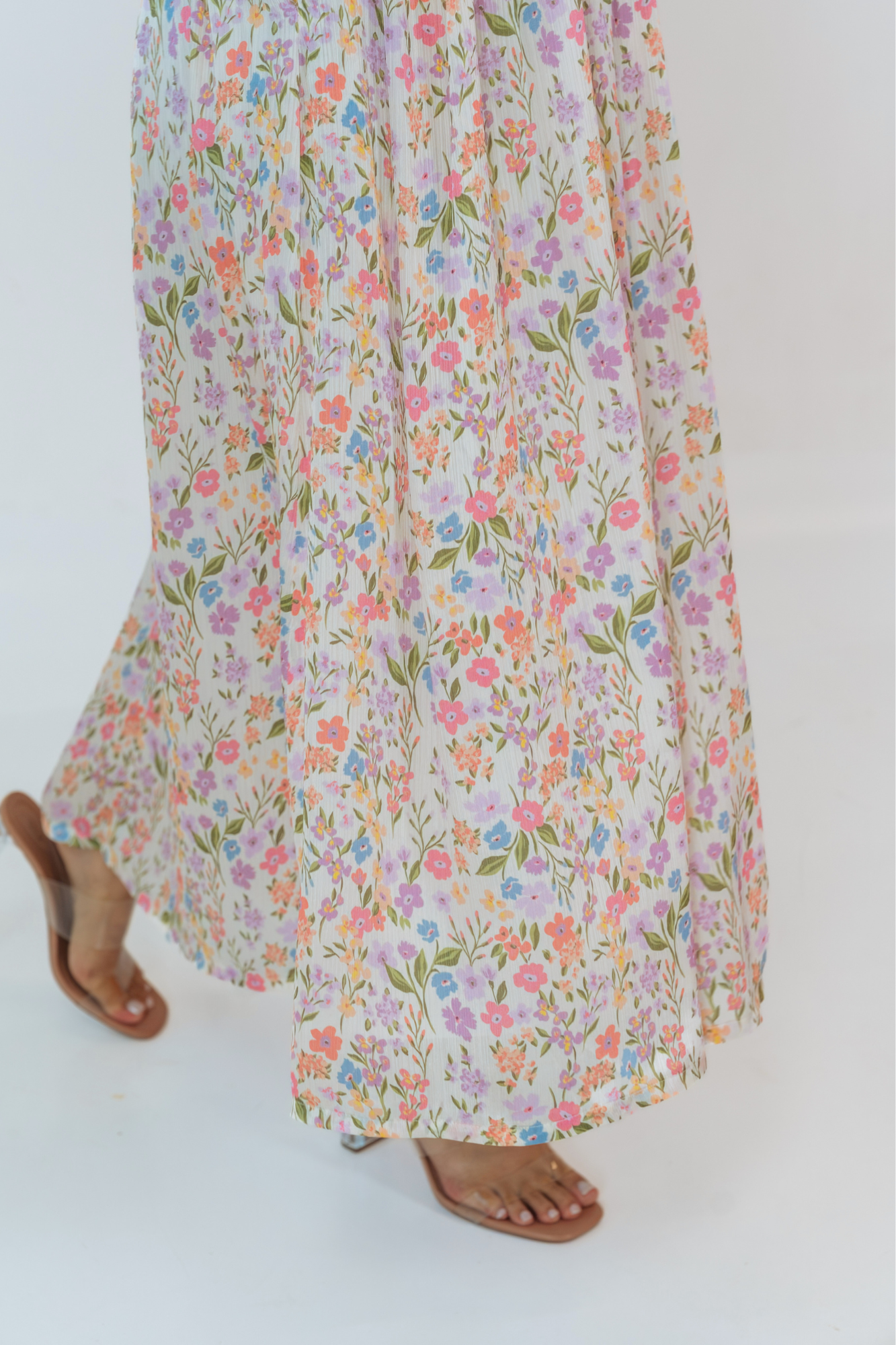 Blush Spring Halter Cheongsam