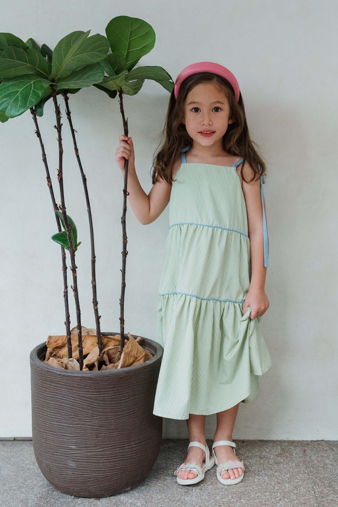 Yellow Stripe Freya Dress