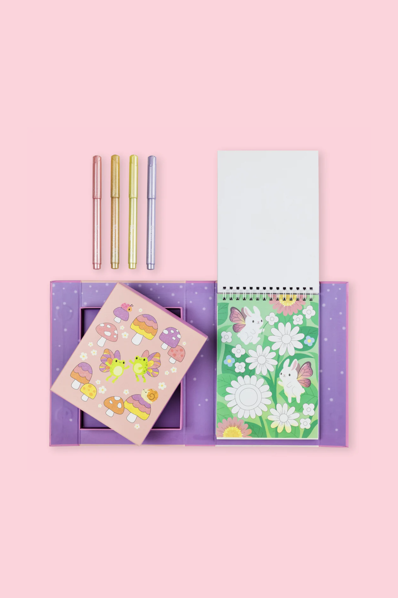 TIGER TRIBE SHIMMER COLOURING SET - LITTLE FAIRYLAND