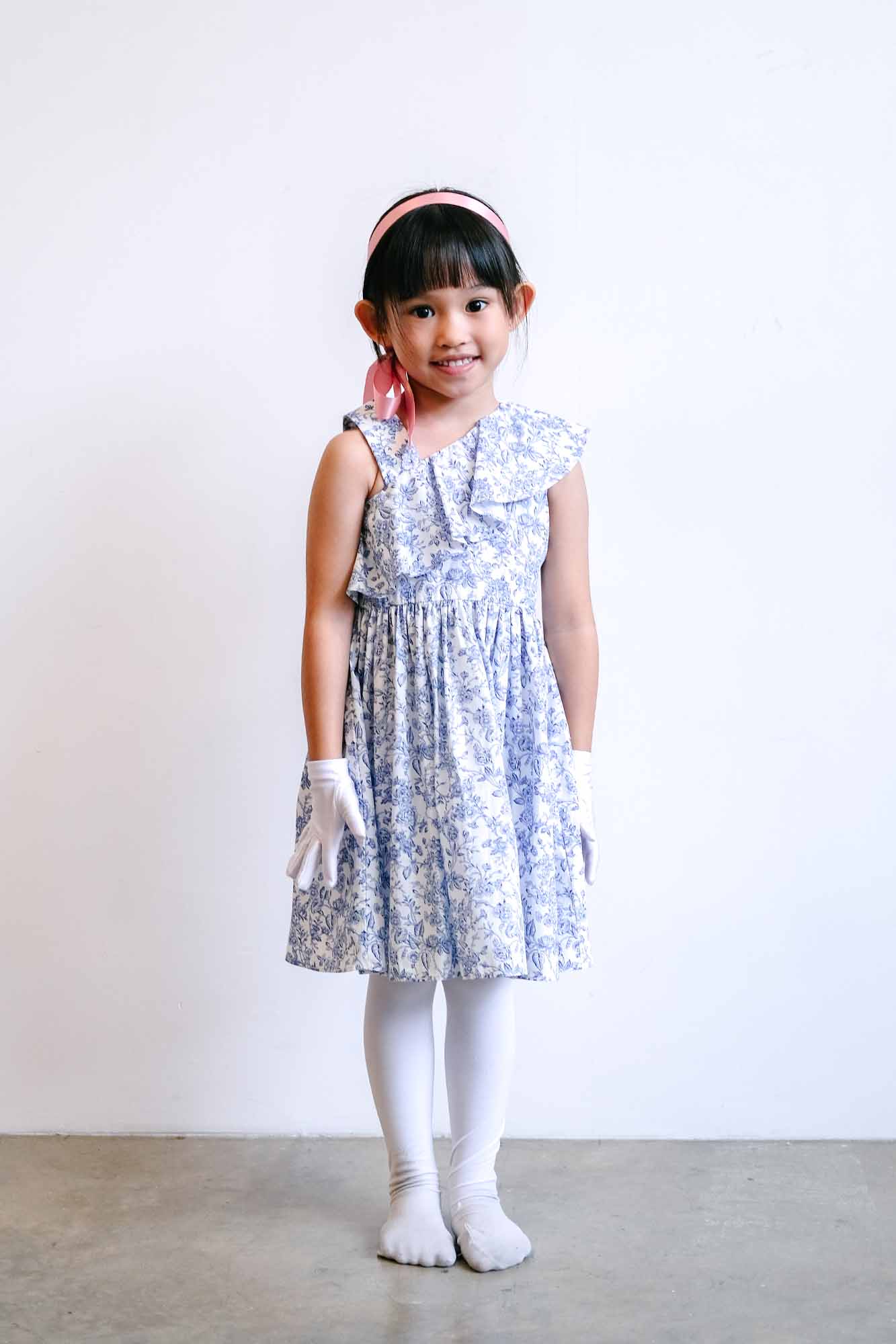 Blue Porcelain Juno Dress