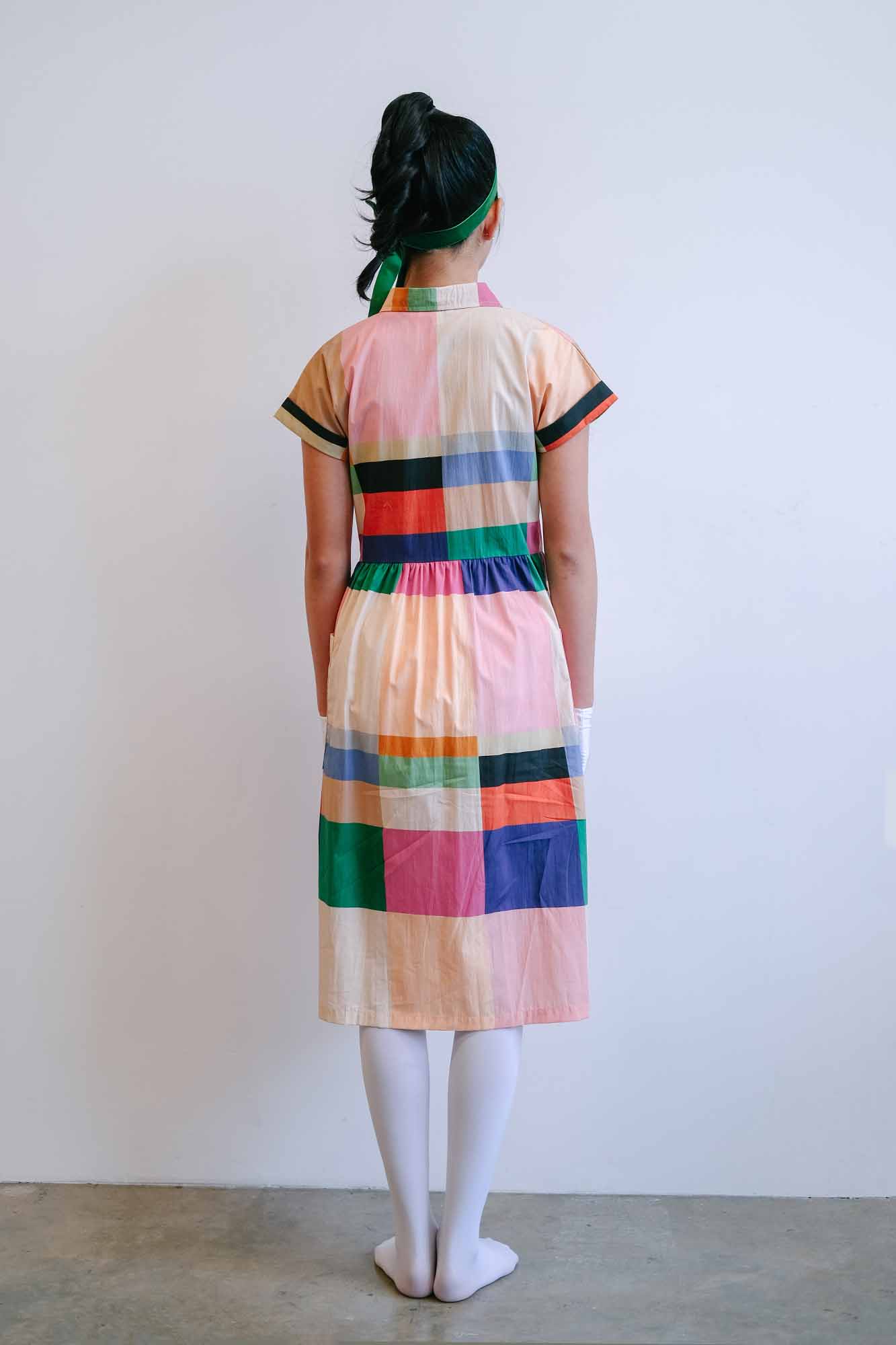 Dragonfruit Dahlia Tweens Shirt Dress