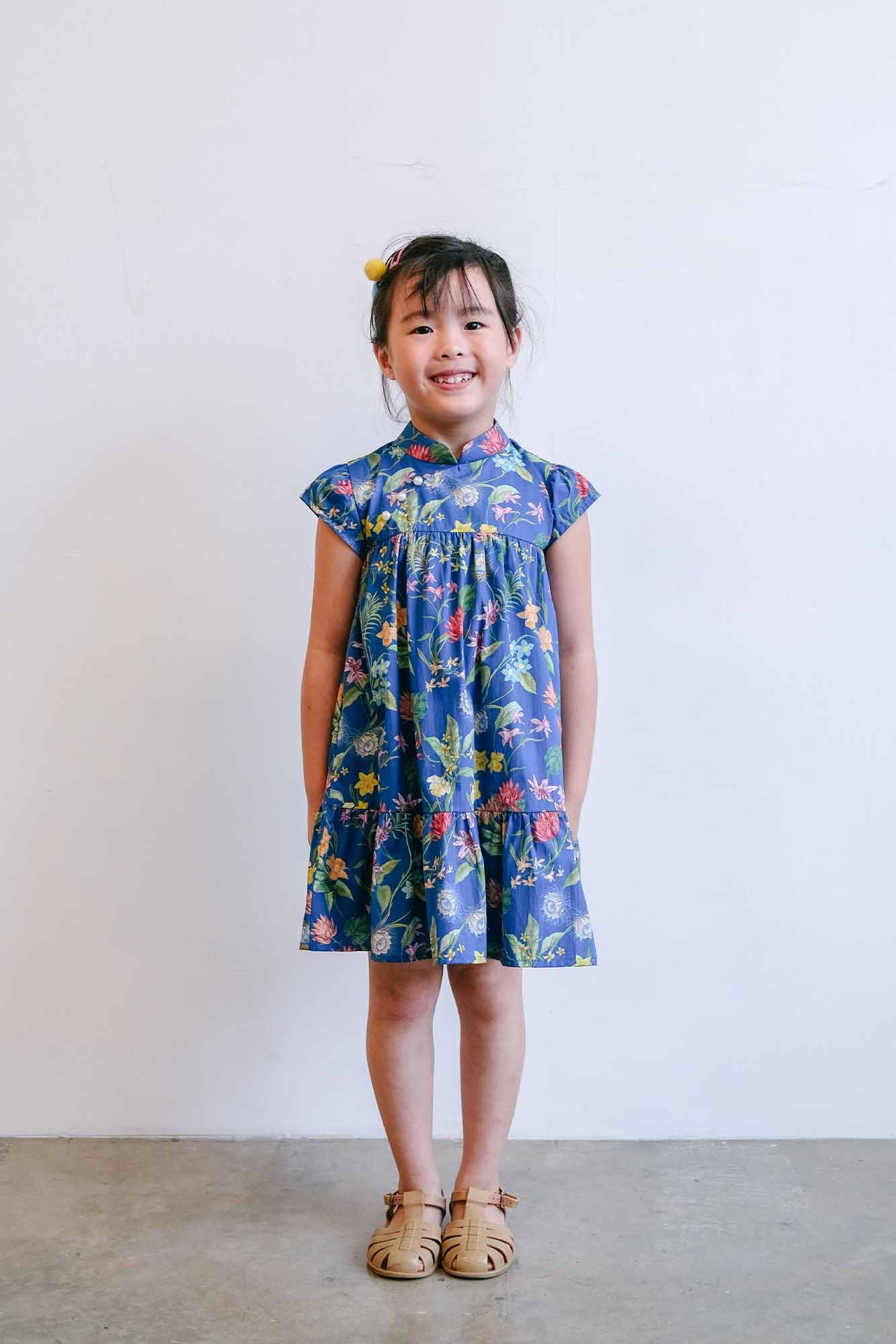 Moonlit Garden Daphne Cheongsam