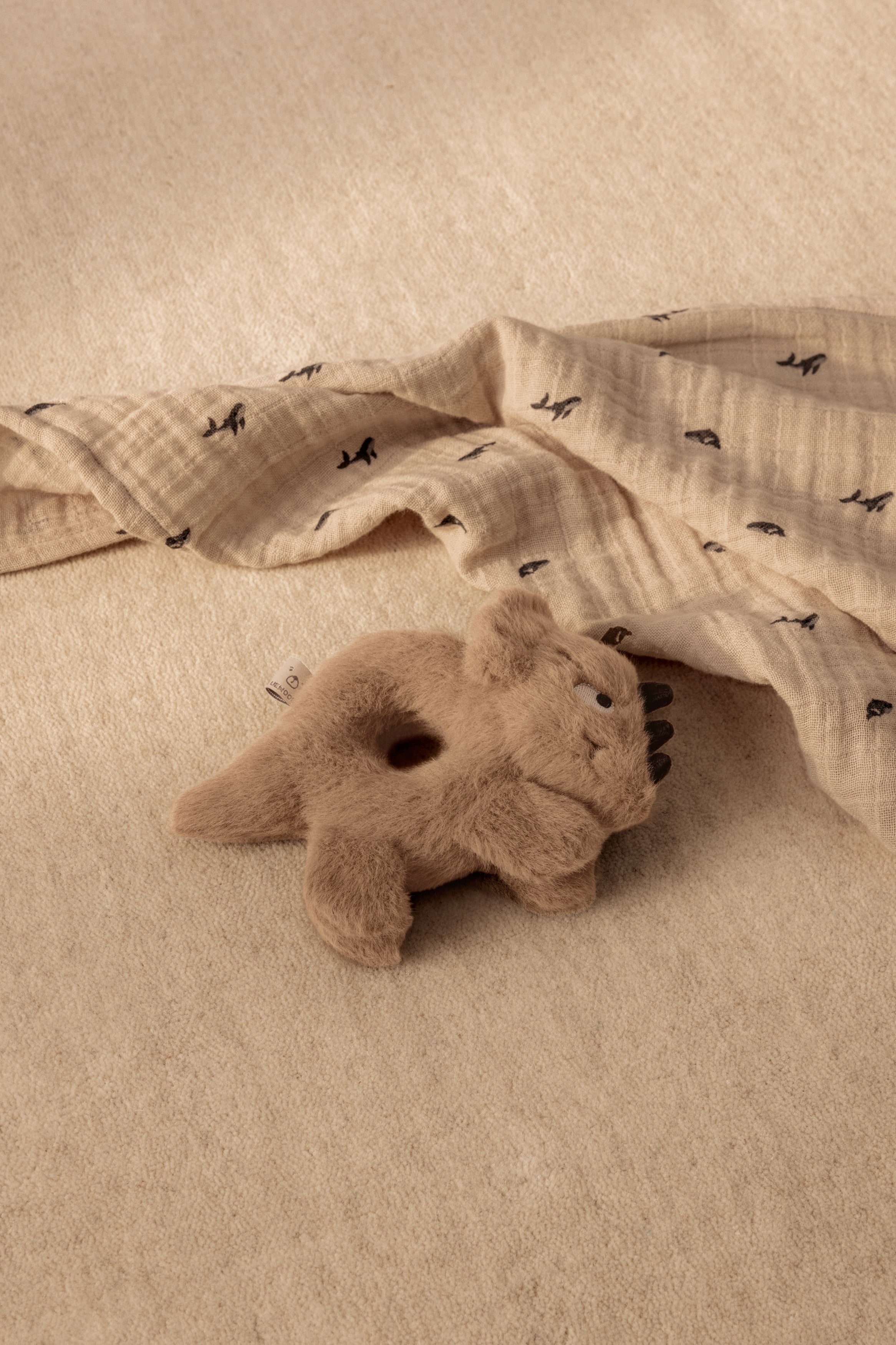 Personalisable Liewood Mini Whale/ Sandy Lewis Muslin Cloth 2-pack