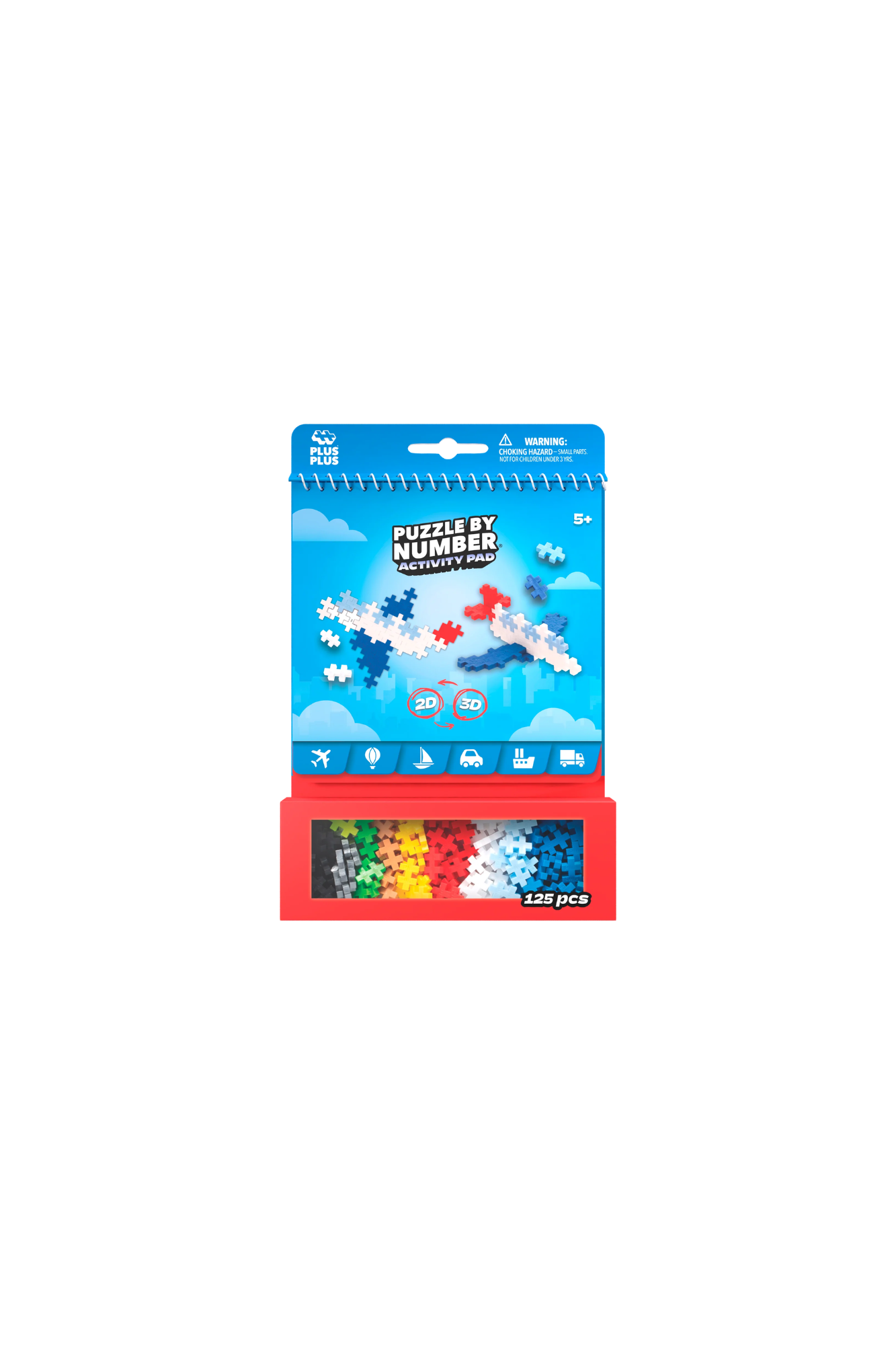 PLUS-PLUS Activity Pad - Transportation