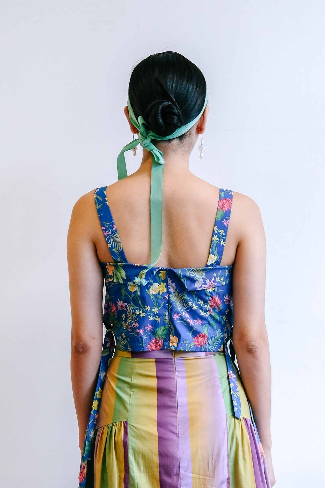 Moonlit Garden Cropped Top