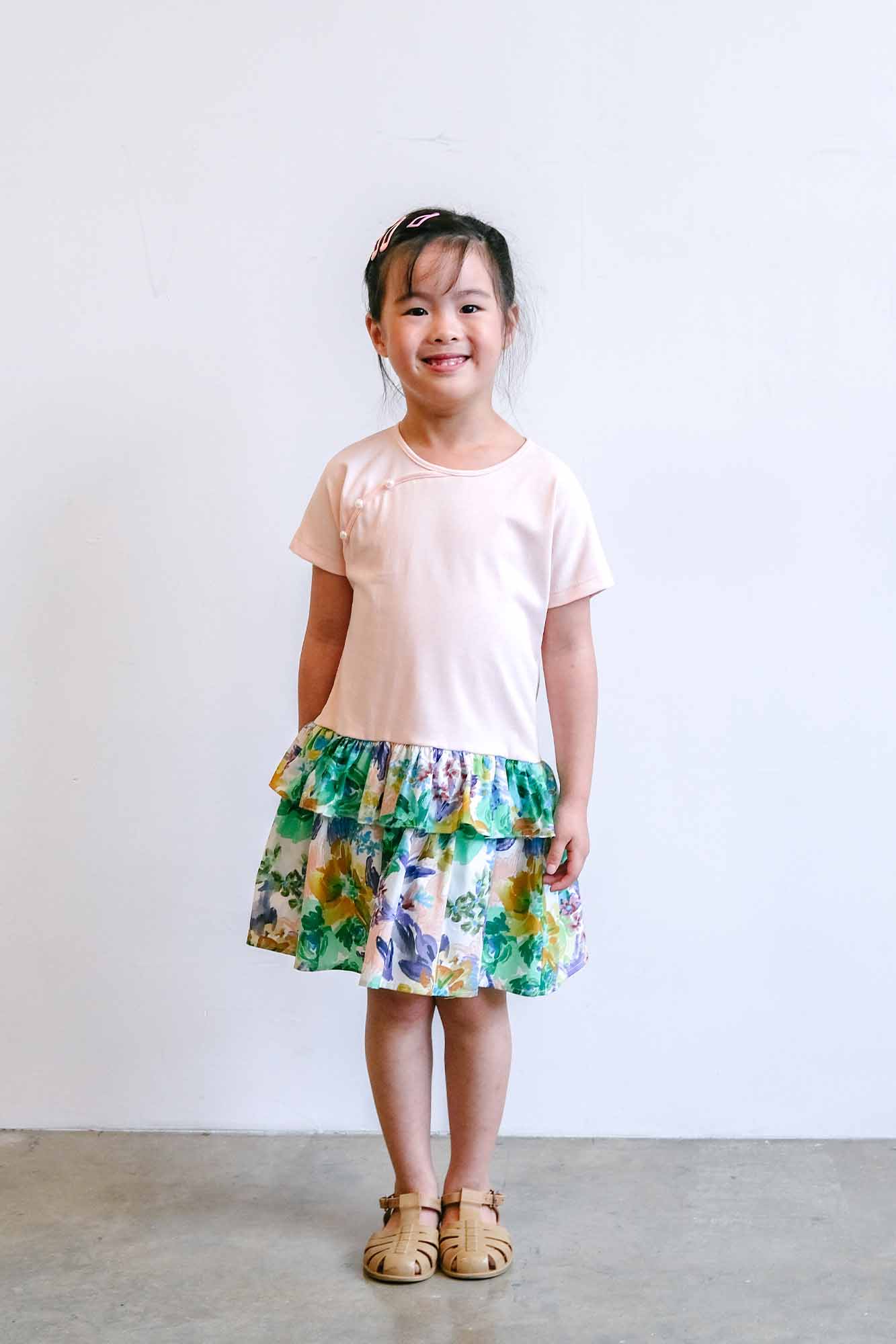 Eden Blooms Splice Riley Cheongsam