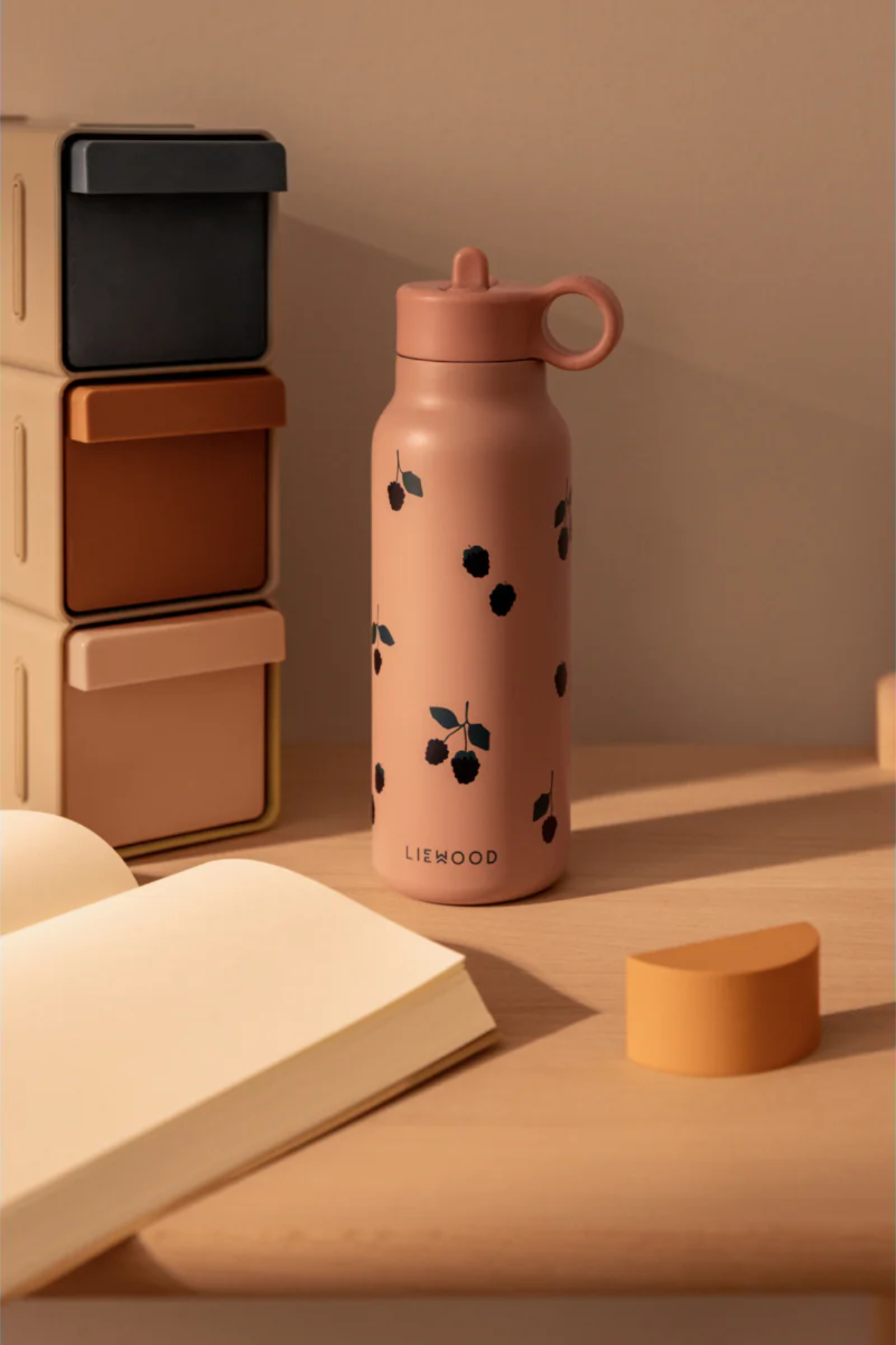 Liewood Berry / Pale Tuscany Falk Water Bottle