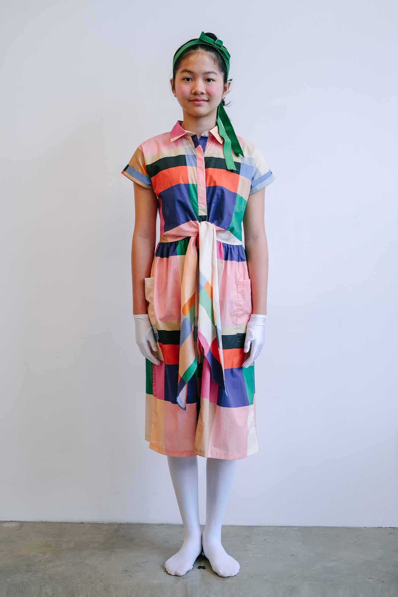 Dragonfruit Dahlia Tweens Shirt Dress