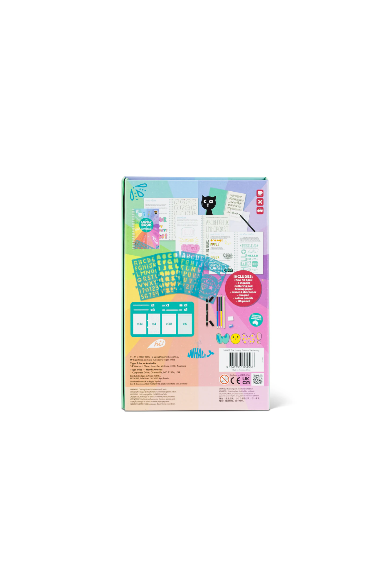 TIGER TRIBE THE LOVELY BOOK OF LETTERING