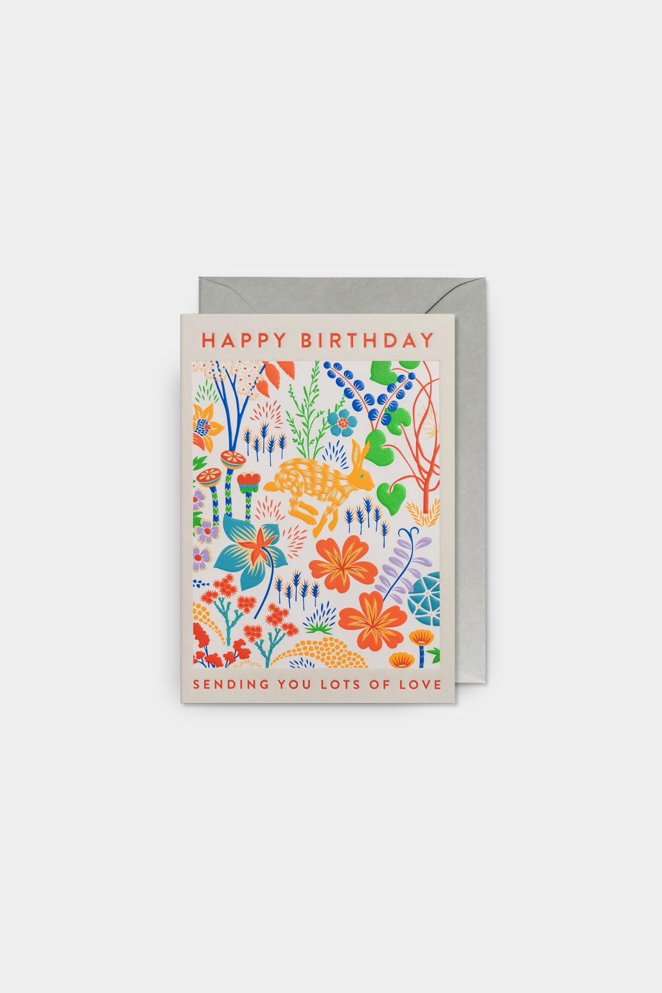 Happy Birthday Sending You Lots of Love Greeting Card