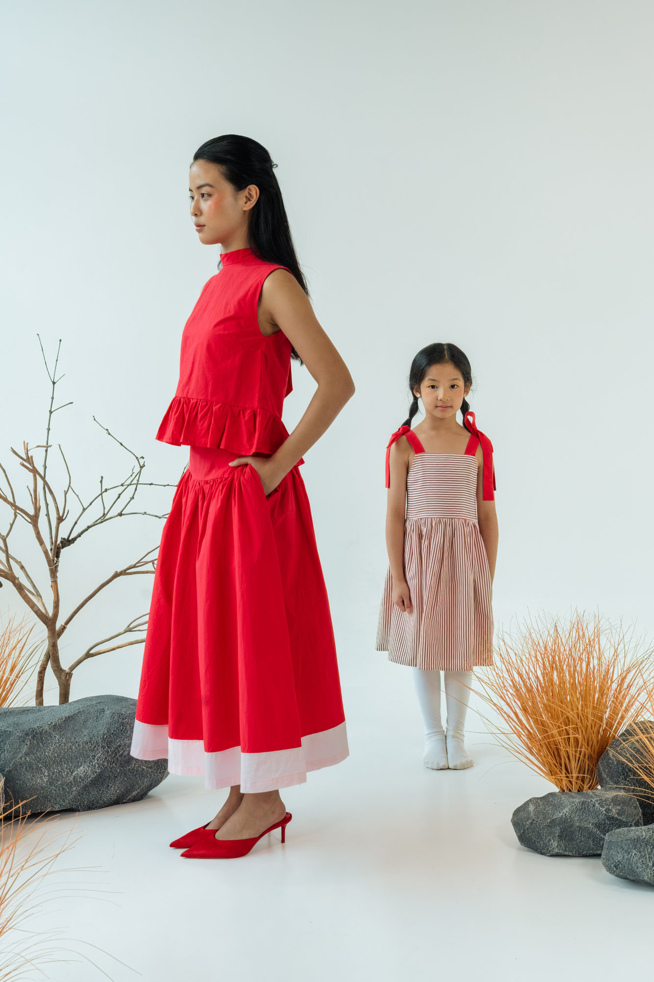 Ruby Stripe Chloe Dress