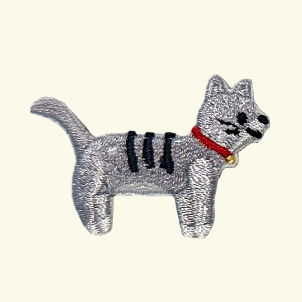 NOT FOR SALE ⚠️ Small Patch - Grey Cat