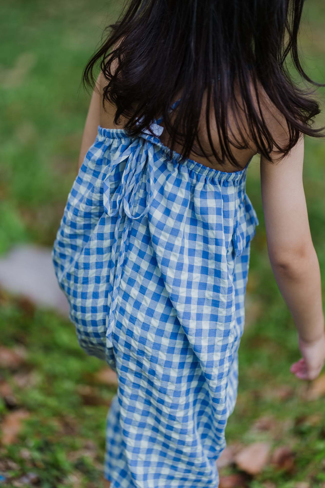 Blue Plaid Maya Jumpsuit