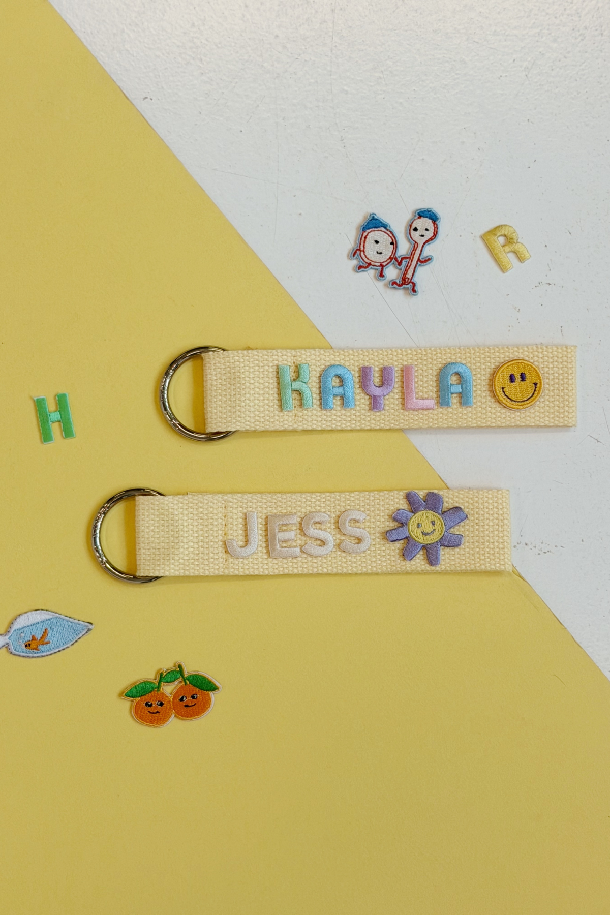 Personalisable Silver Butter Name Tag