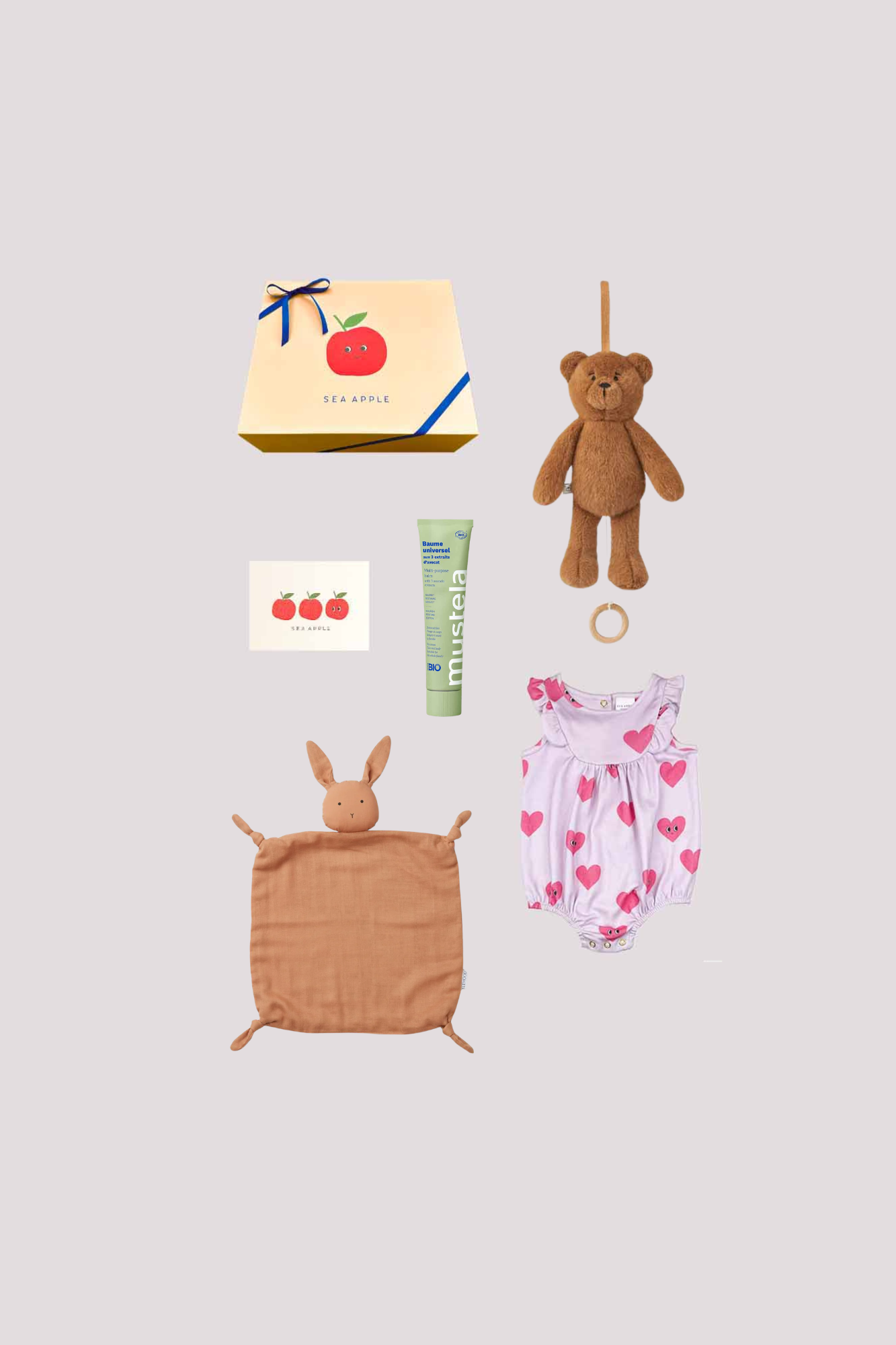 Personalisable Baby Girl Sweetheart Gift Set