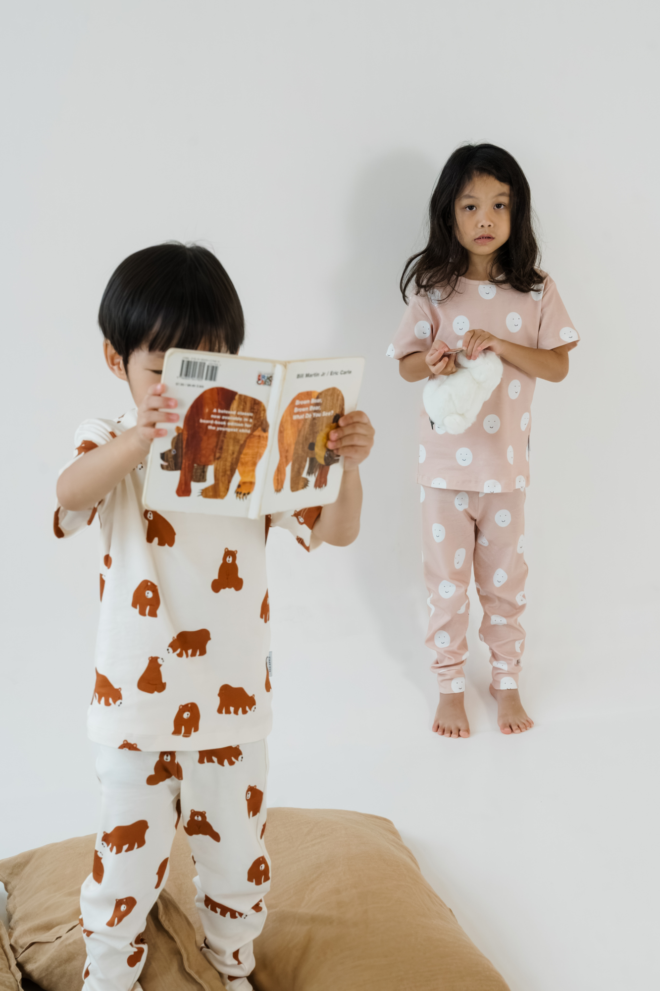 Brown Bear Pyjamas Top & Pants Set