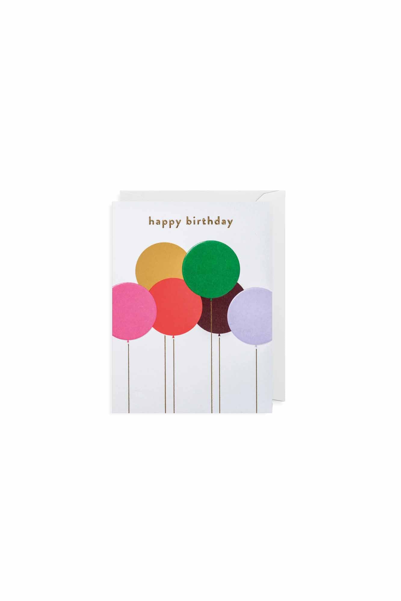 Happy Birthday Balloon Greeting Card
